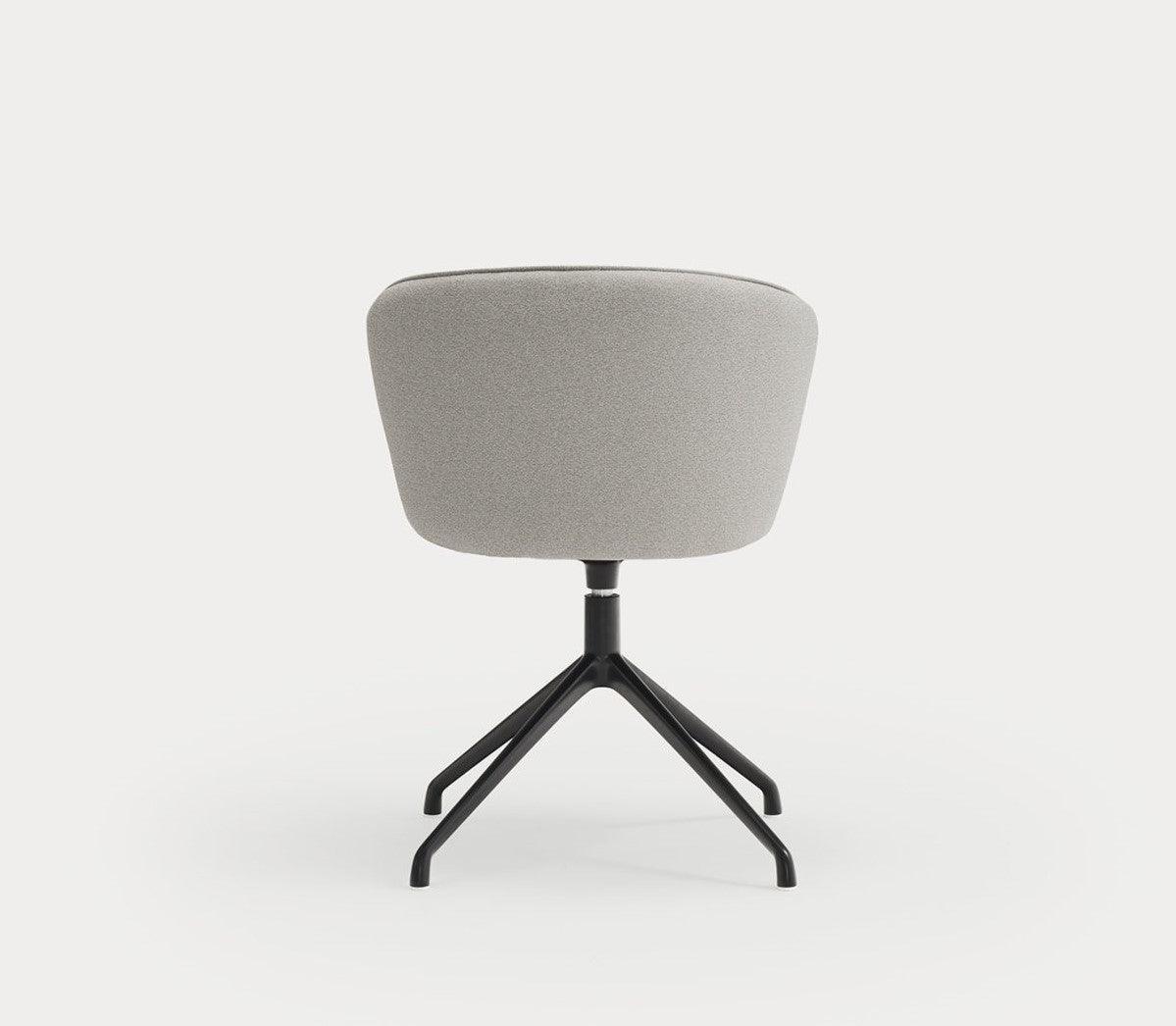 Krzesło ADD szary z czarną podstawą Teulat Eye on Design