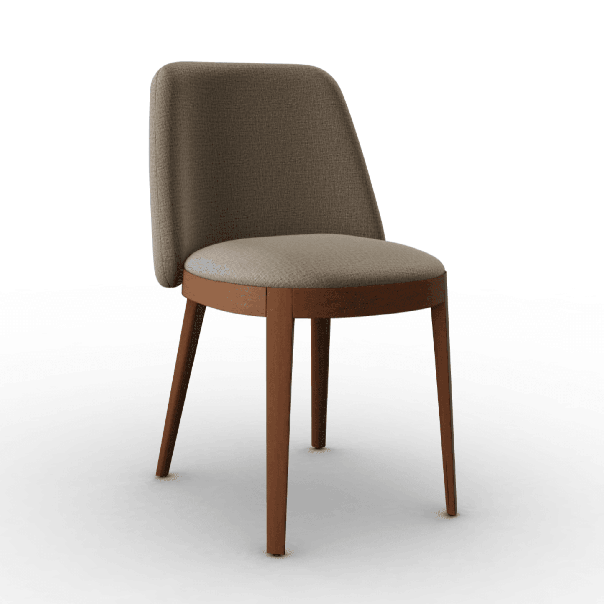 Krzesło ADÈL melanż beżowy Calligaris orzech włoski Eye on Design