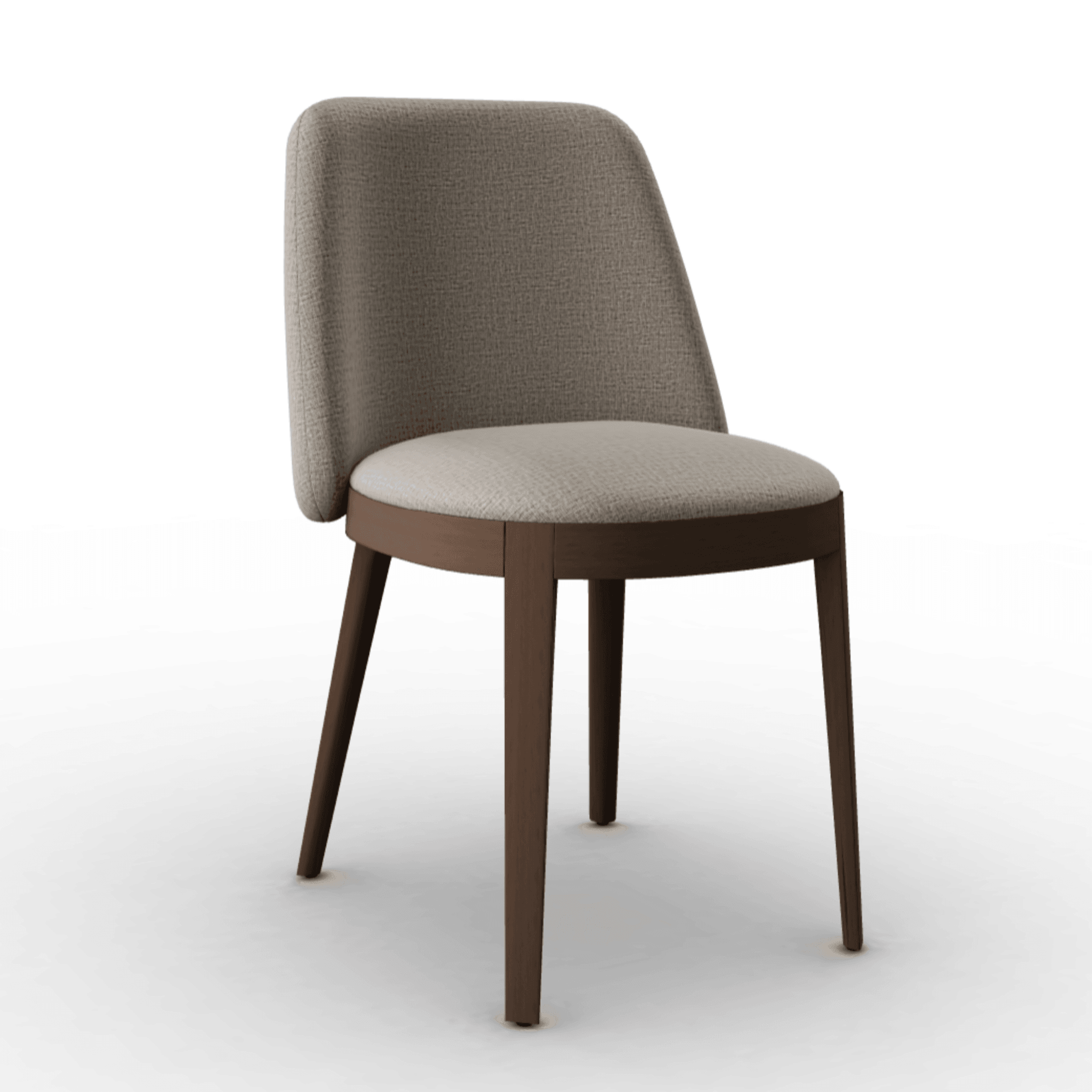 Krzesło ADÈL melanż piaskowy Calligaris ciemnobrązowa Eye on Design