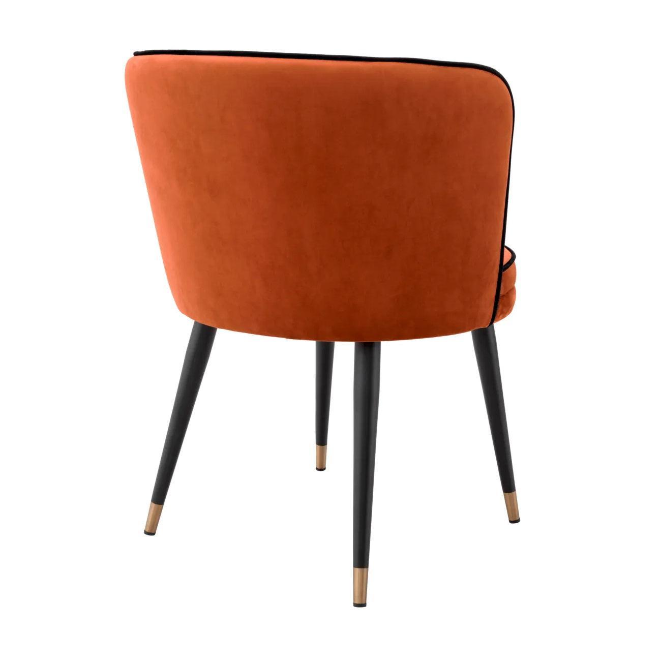 Krzesło aksamitne GRENADA terracotta Eichholtz Eye on Design