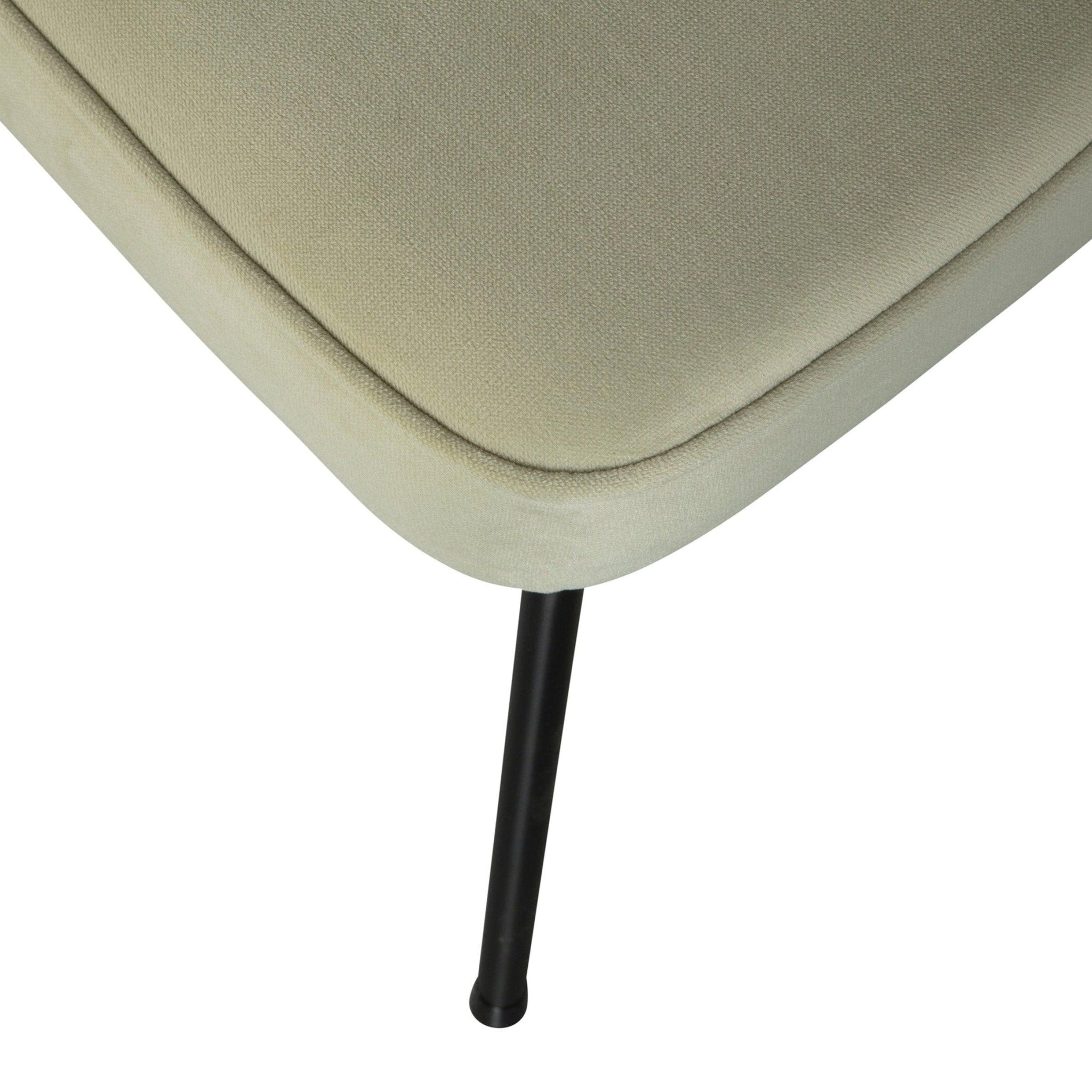 Krzesło aksamitne VOGUE pistacjowy Be Pure Eye on Design