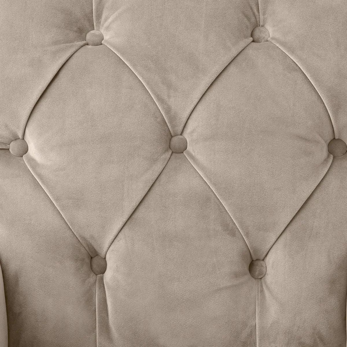 Krzesło aksamitne z podłokietnikami ATENA jasnoszary Eichholtz Eye on Design