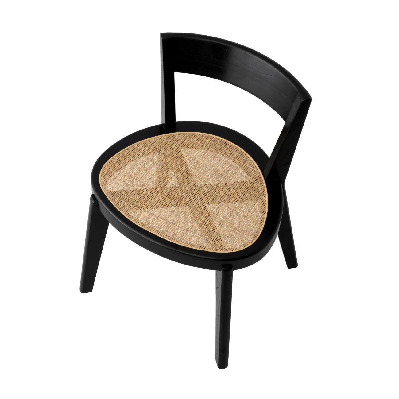 Krzesło ALVEAR czarny Eichholtz Eye on Design