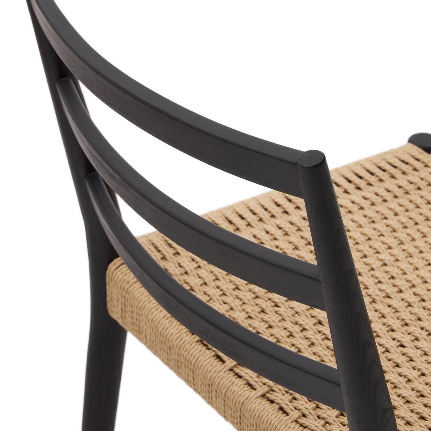 Krzesło ANALY czarne drewno dębowe La Forma Eye on Design