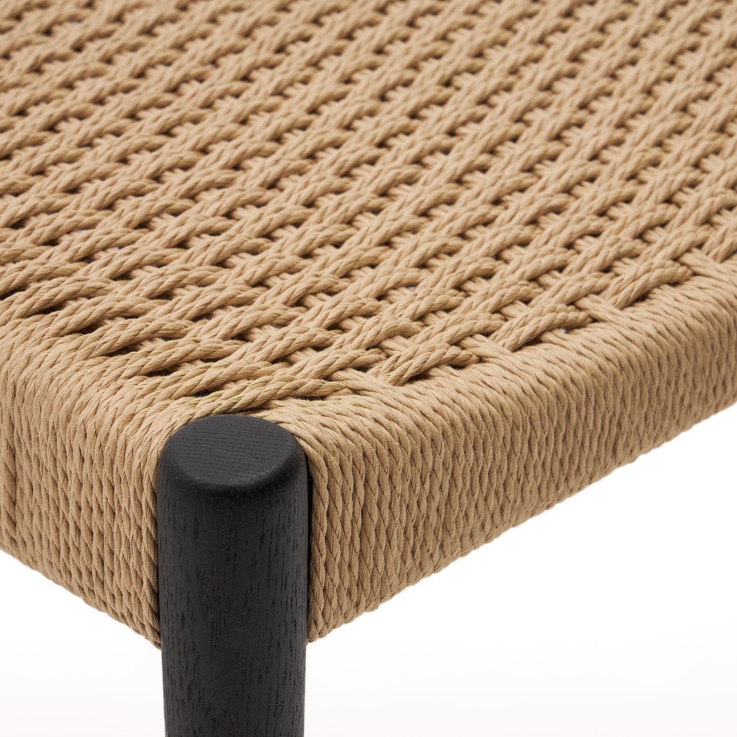 Krzesło ANALY czarne drewno dębowe La Forma Eye on Design