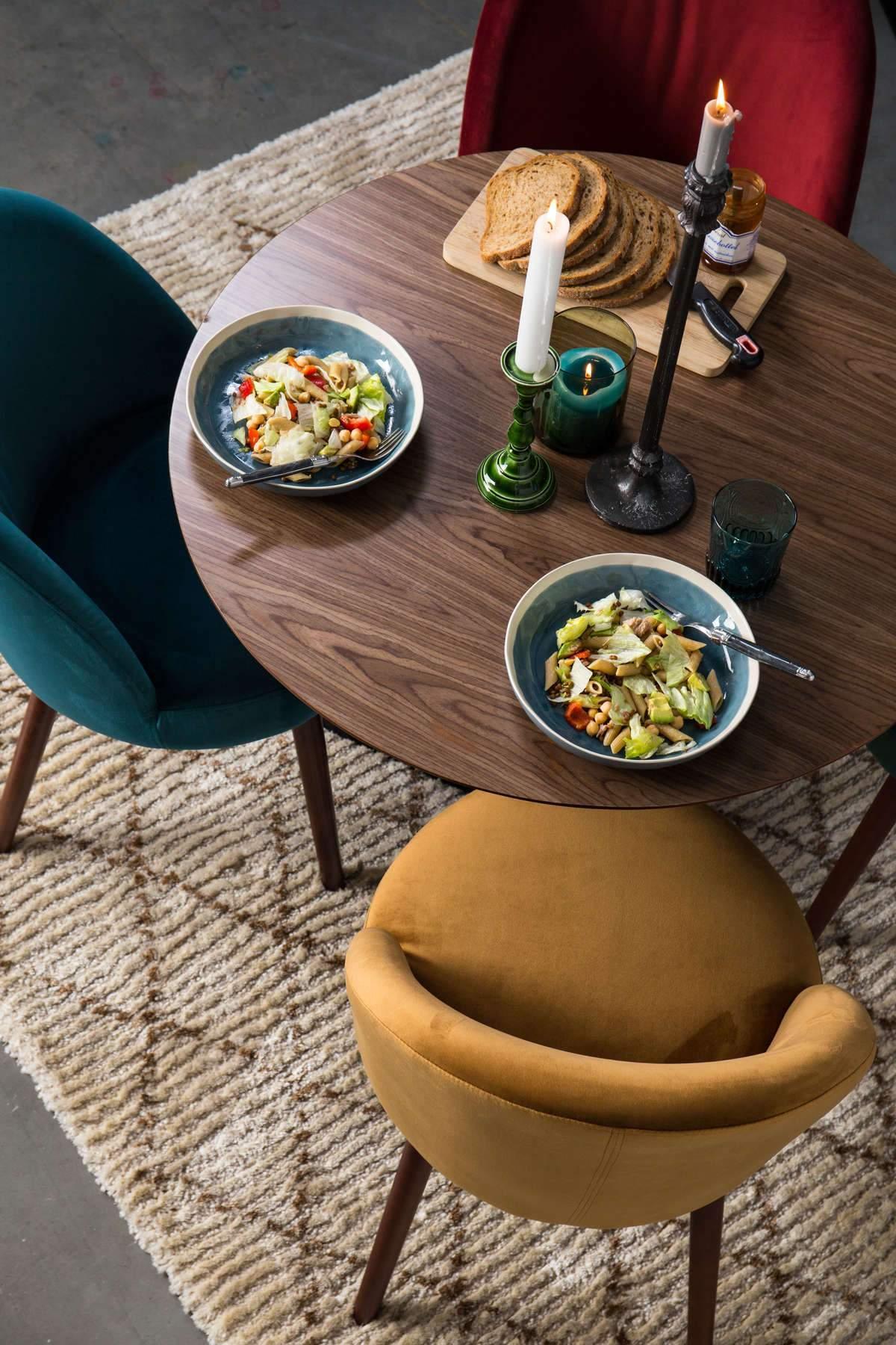 Krzesło BARBARA niebieski Dutchbone Eye on Design