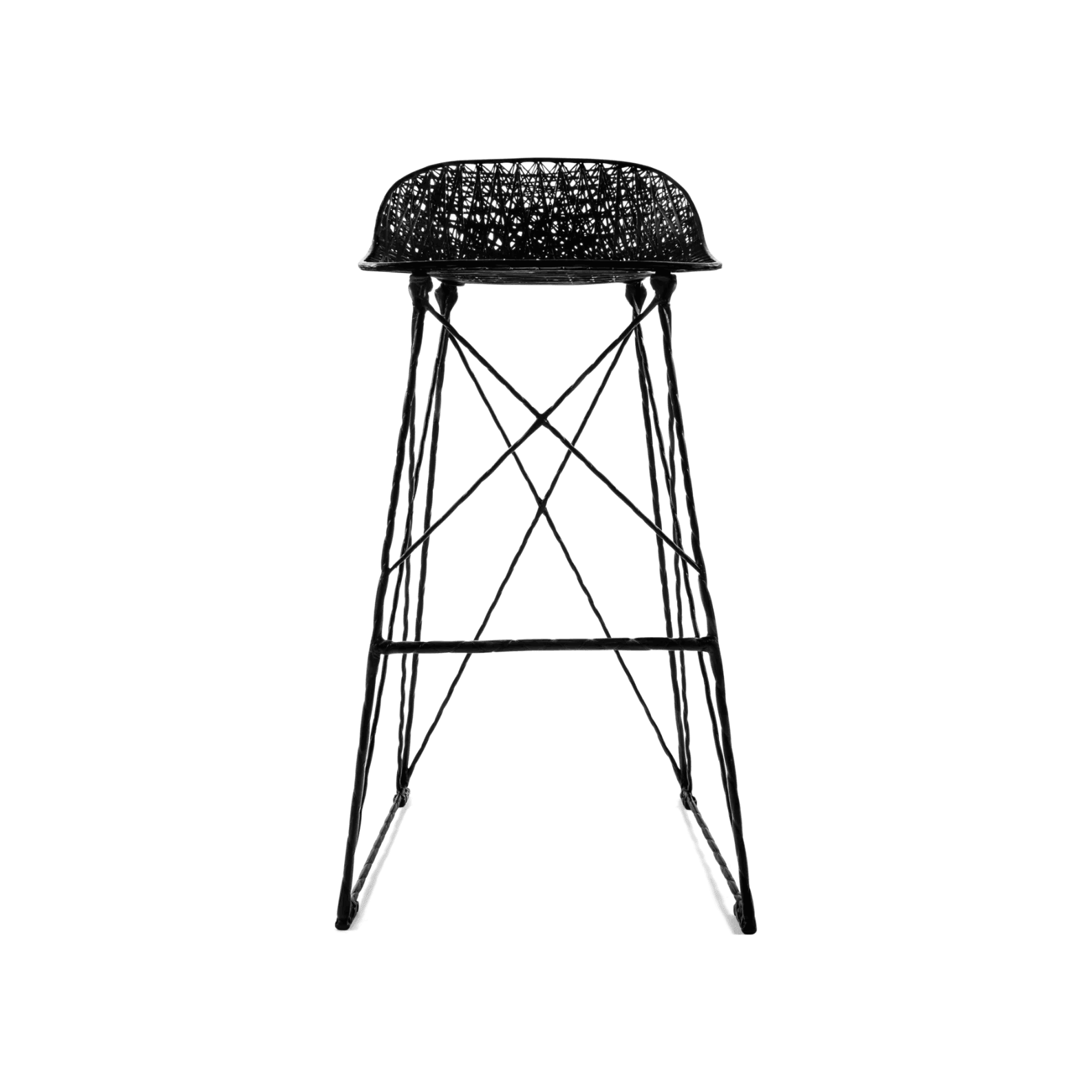 Krzesło barowe CARBON czarny Moooi Eye on Design