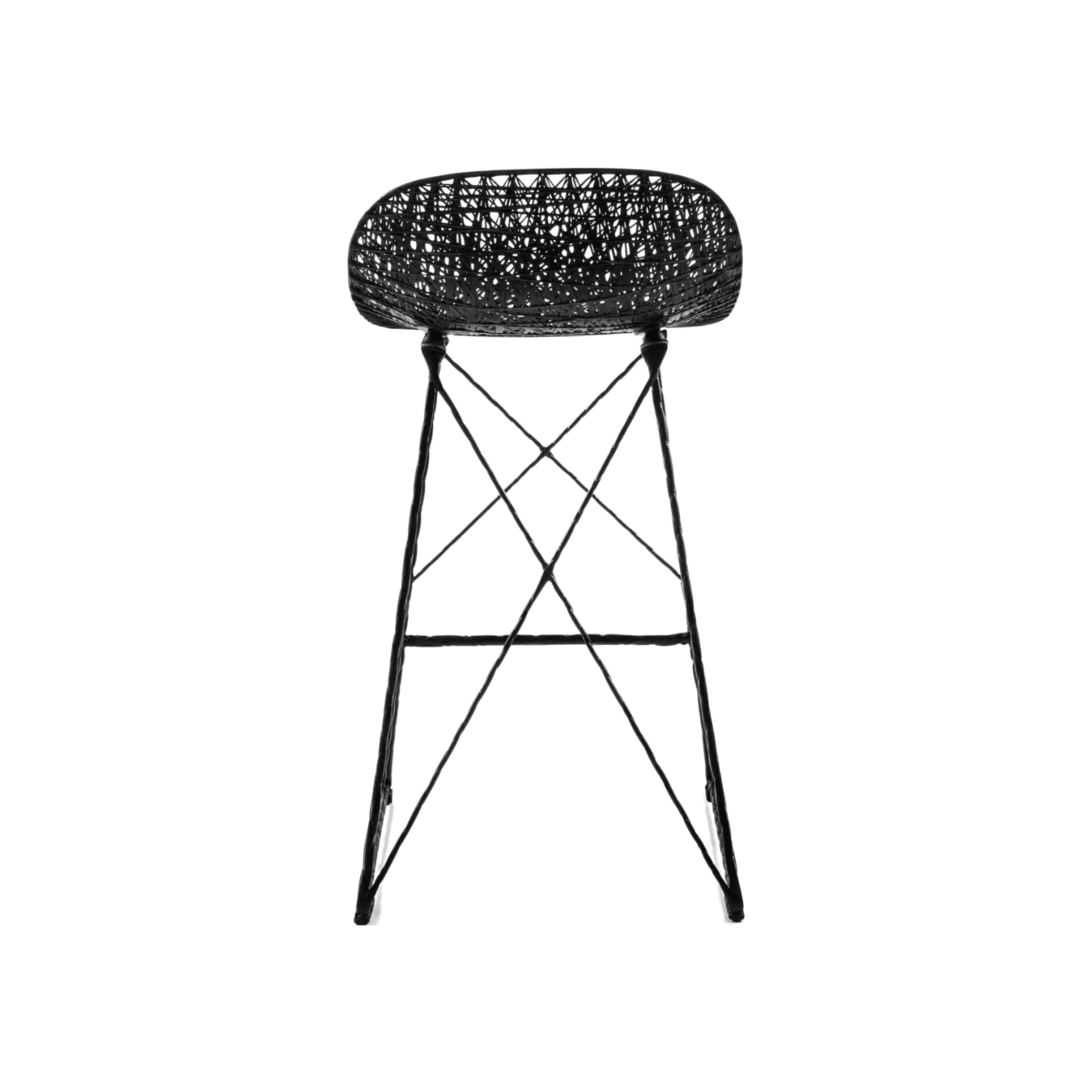 Krzesło barowe CARBON czarny Moooi Eye on Design