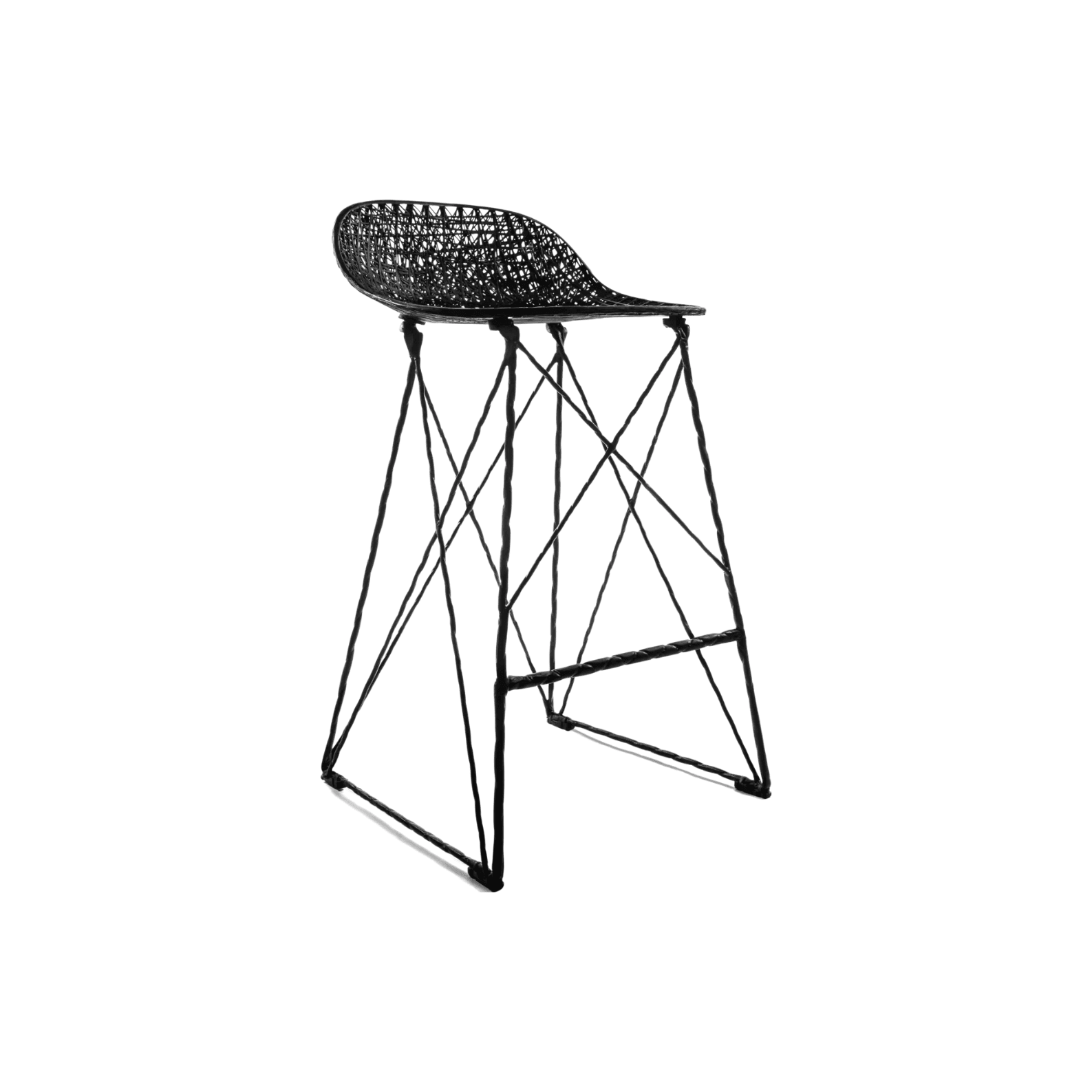 Krzesło barowe CARBON czarny Moooi 83 cm Eye on Design