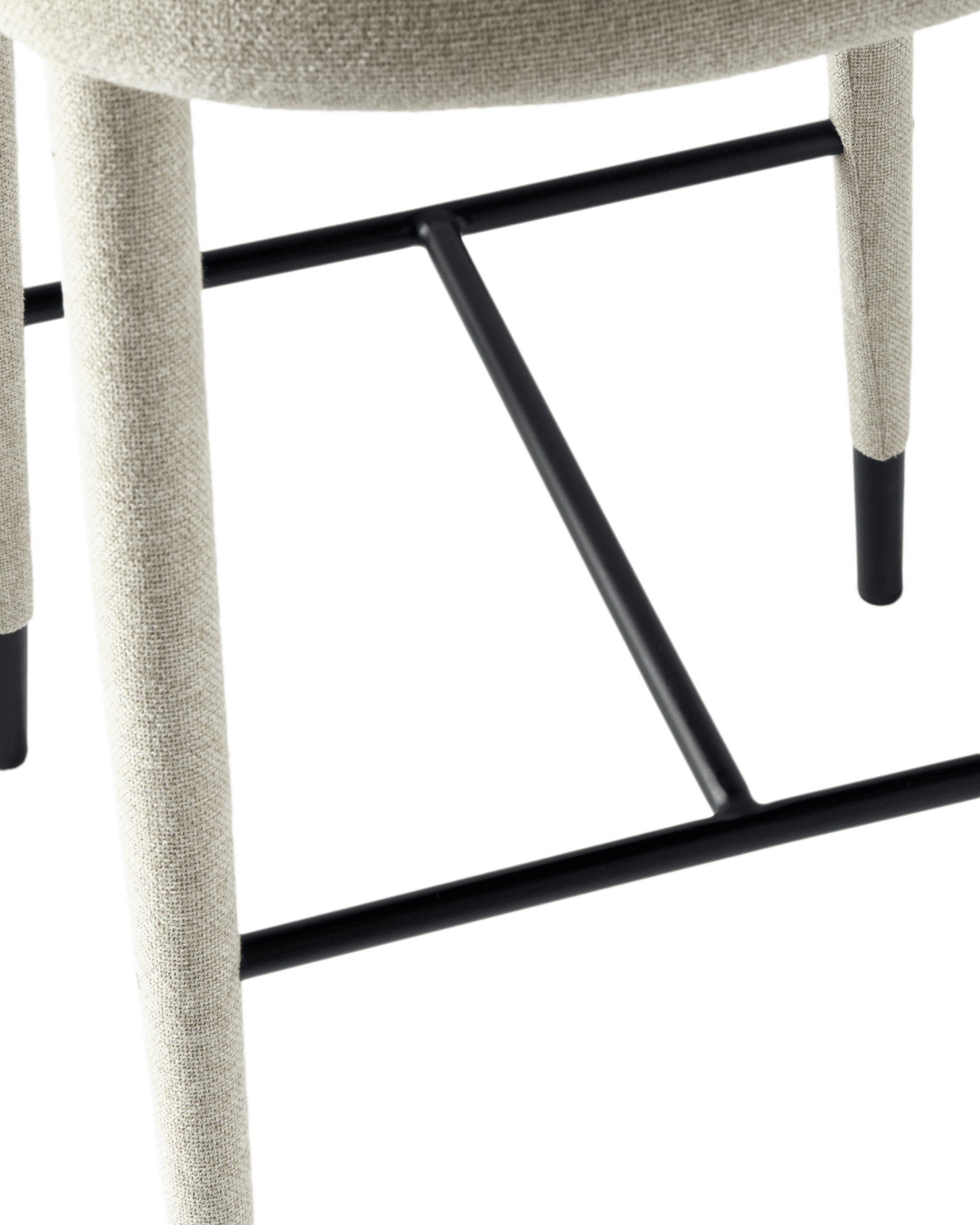 Krzesło barowe COSY beżowy Pols Potten Eye on Design