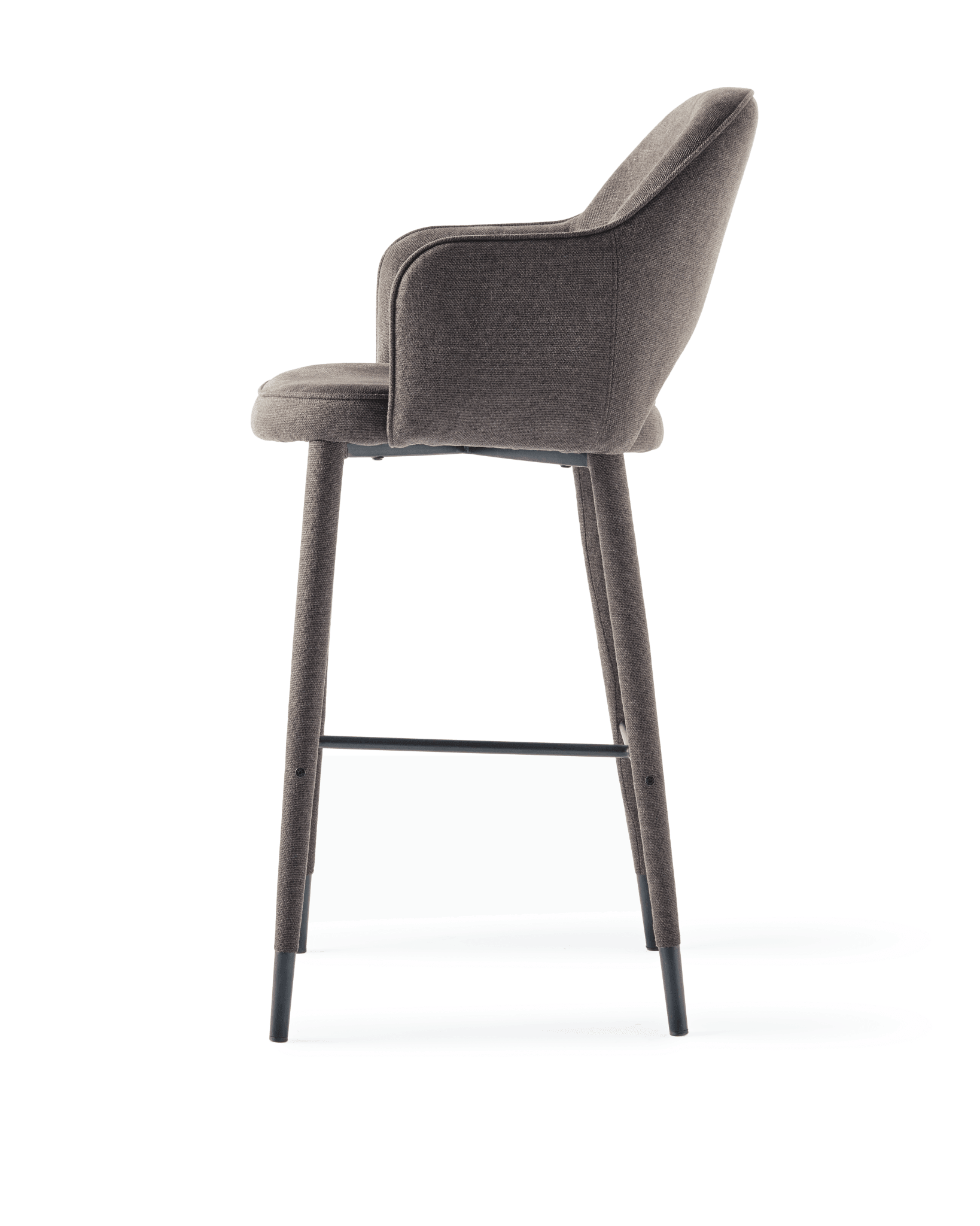 Krzesło barowe COSY ciemnoszary Pols Potten Eye on Design