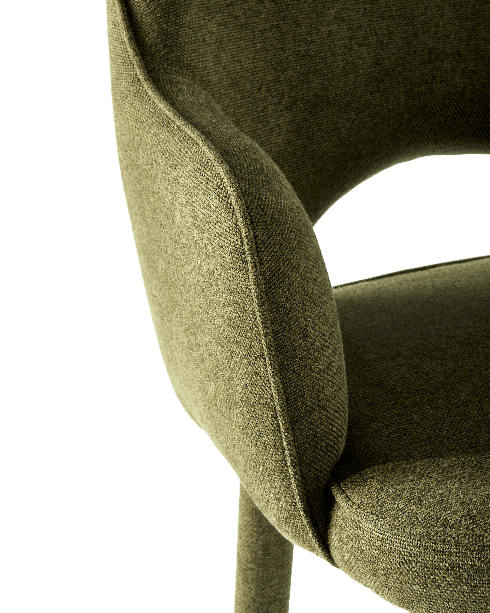 Krzesło barowe COSY oliwkowy Pols Potten Eye on Design