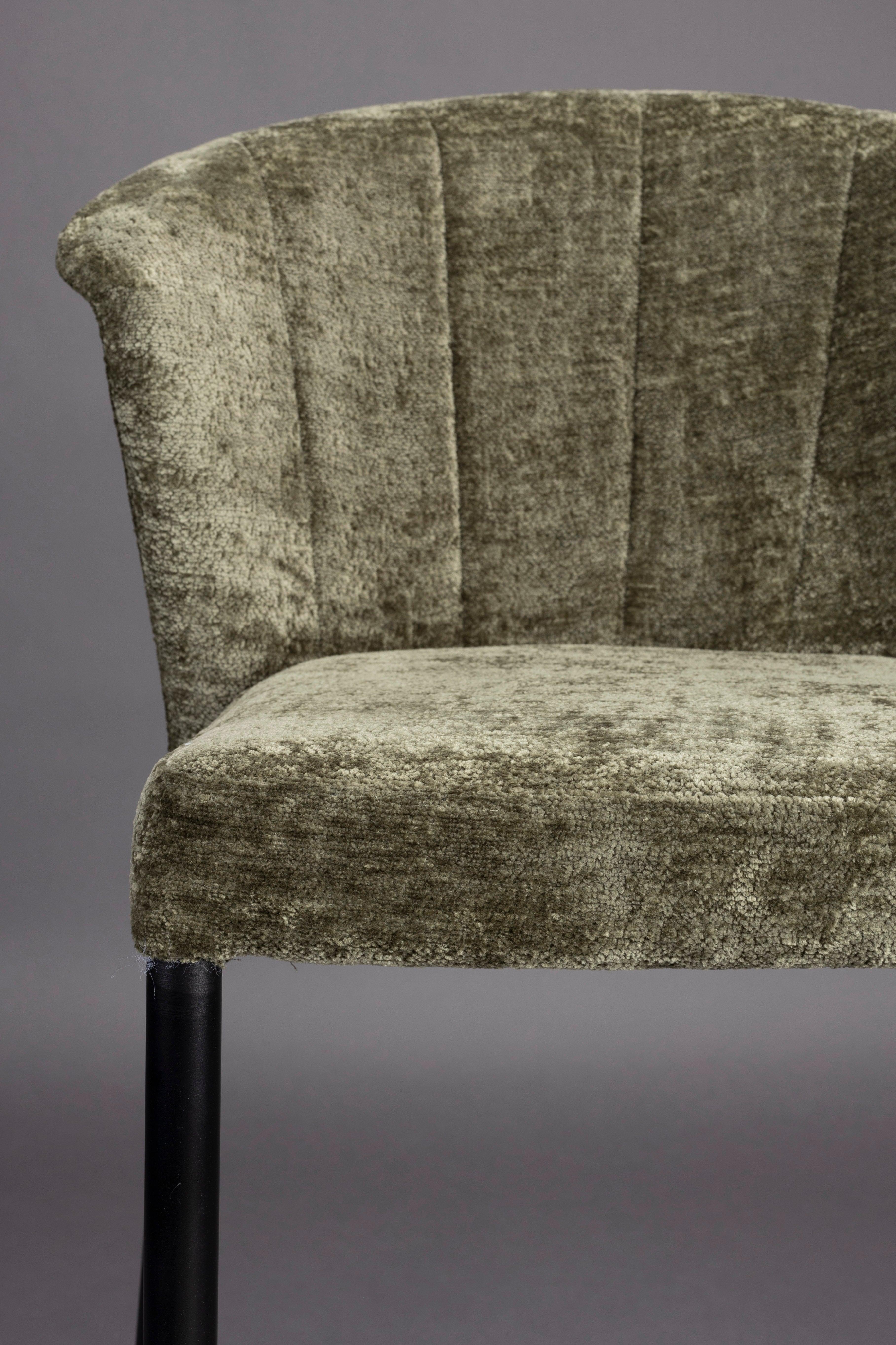 Georgia Stool Counter Green Dutchbone Eye on Design