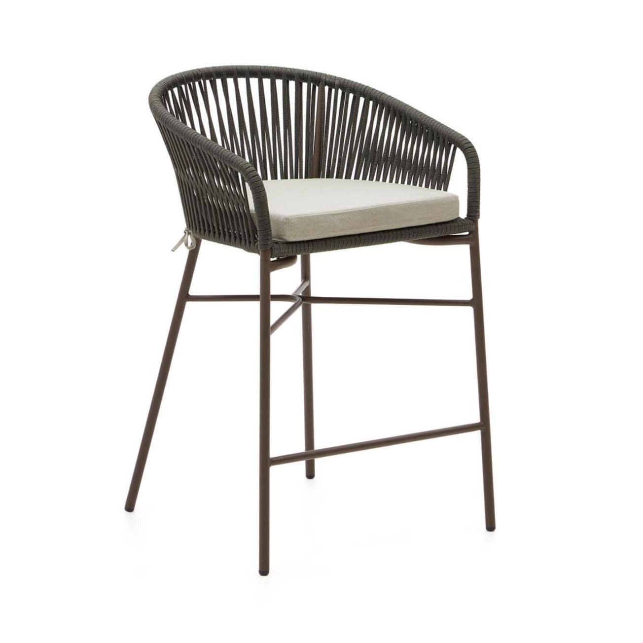 Krzesło barowe ogrodowe YANET zielony La Forma Eye on Design