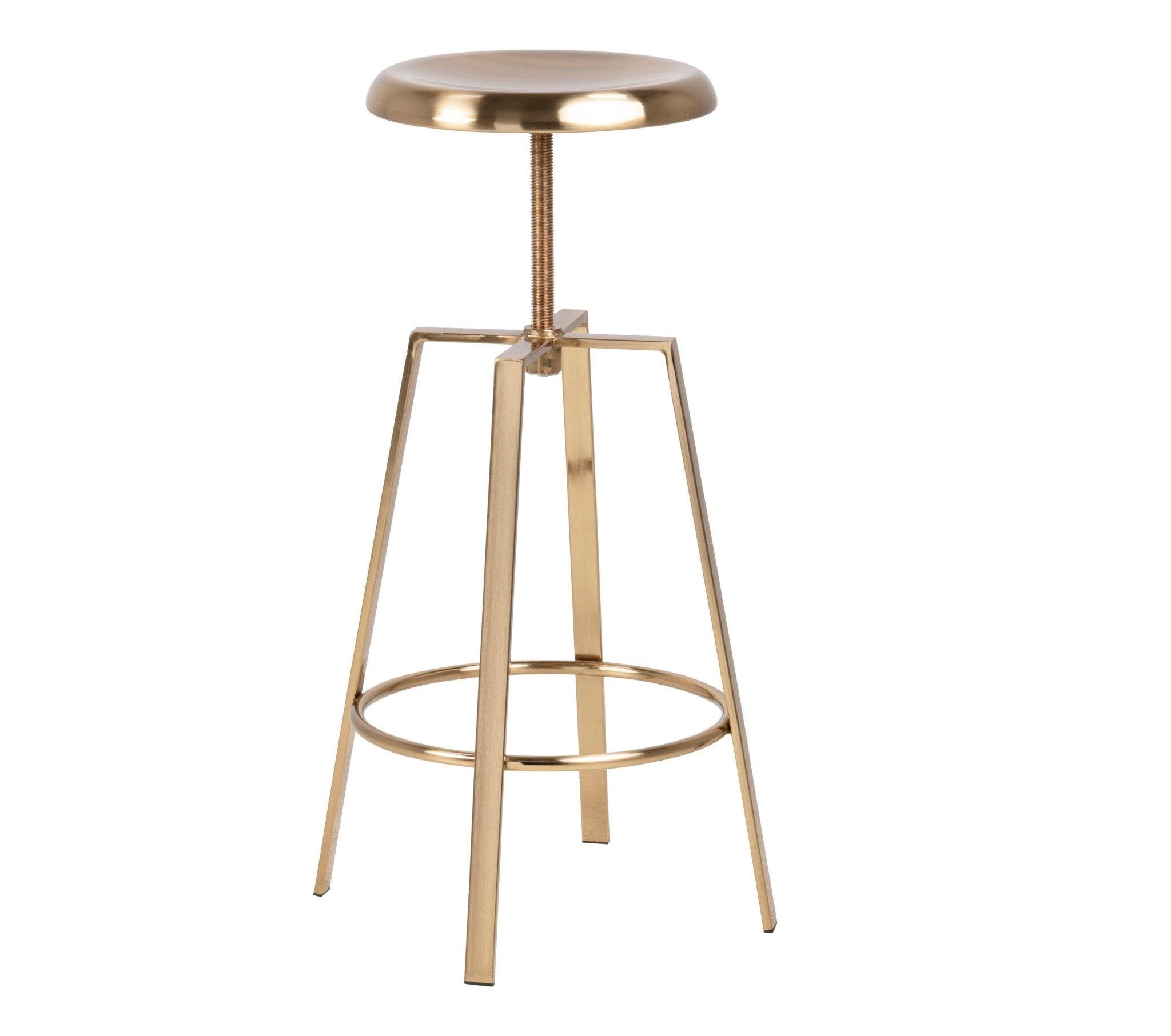 Krzesło barowe SAGA złoty Actona Eye on Design