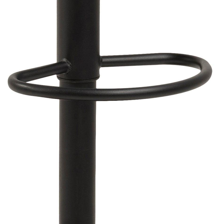 Krzesło barowe SOFIE jasnobrązowy z czarną podstawą Actona Eye on Design