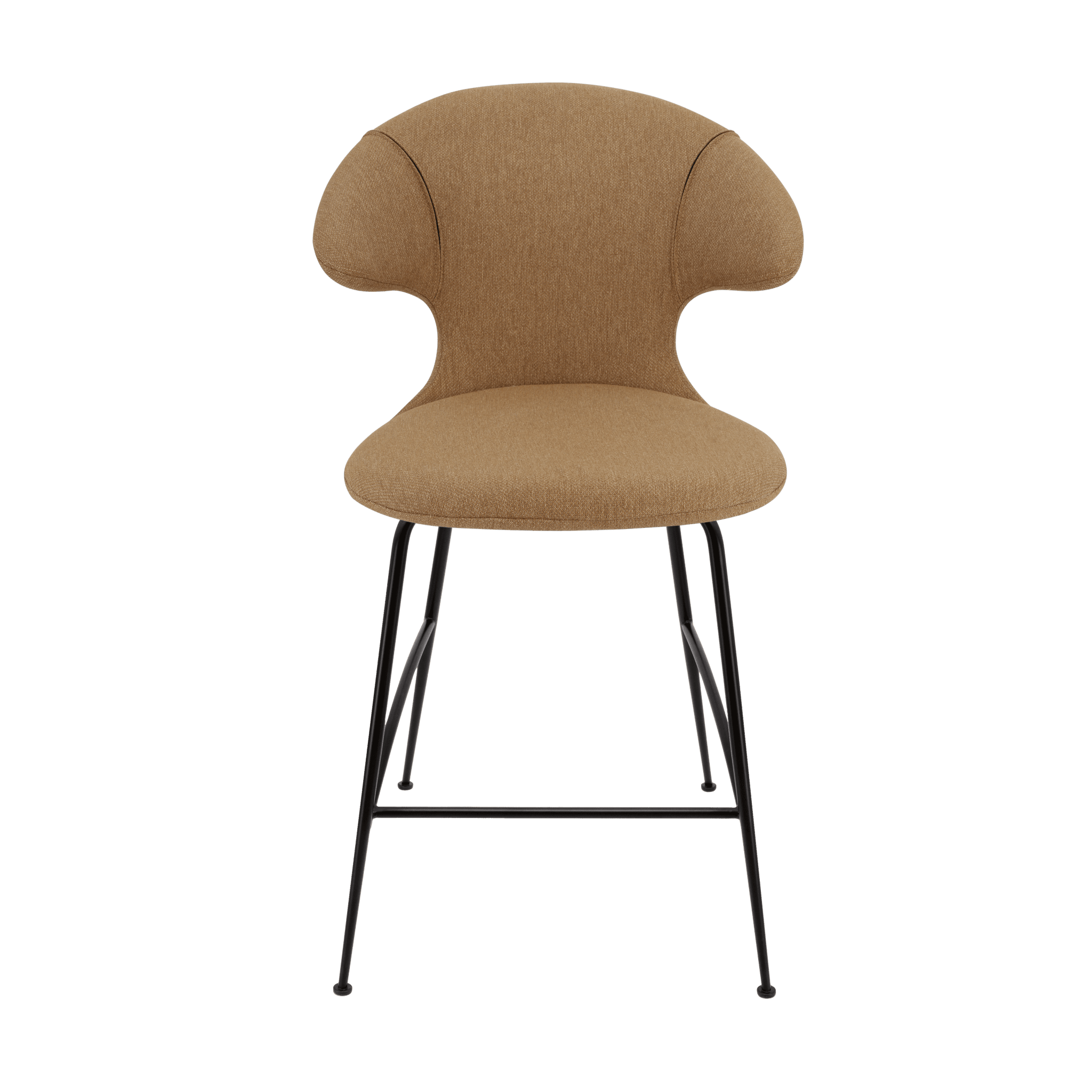 Krzesło barowe TIME FLIES karmelowy z czarną podstawą UMAGE 102 cm Eye on Design