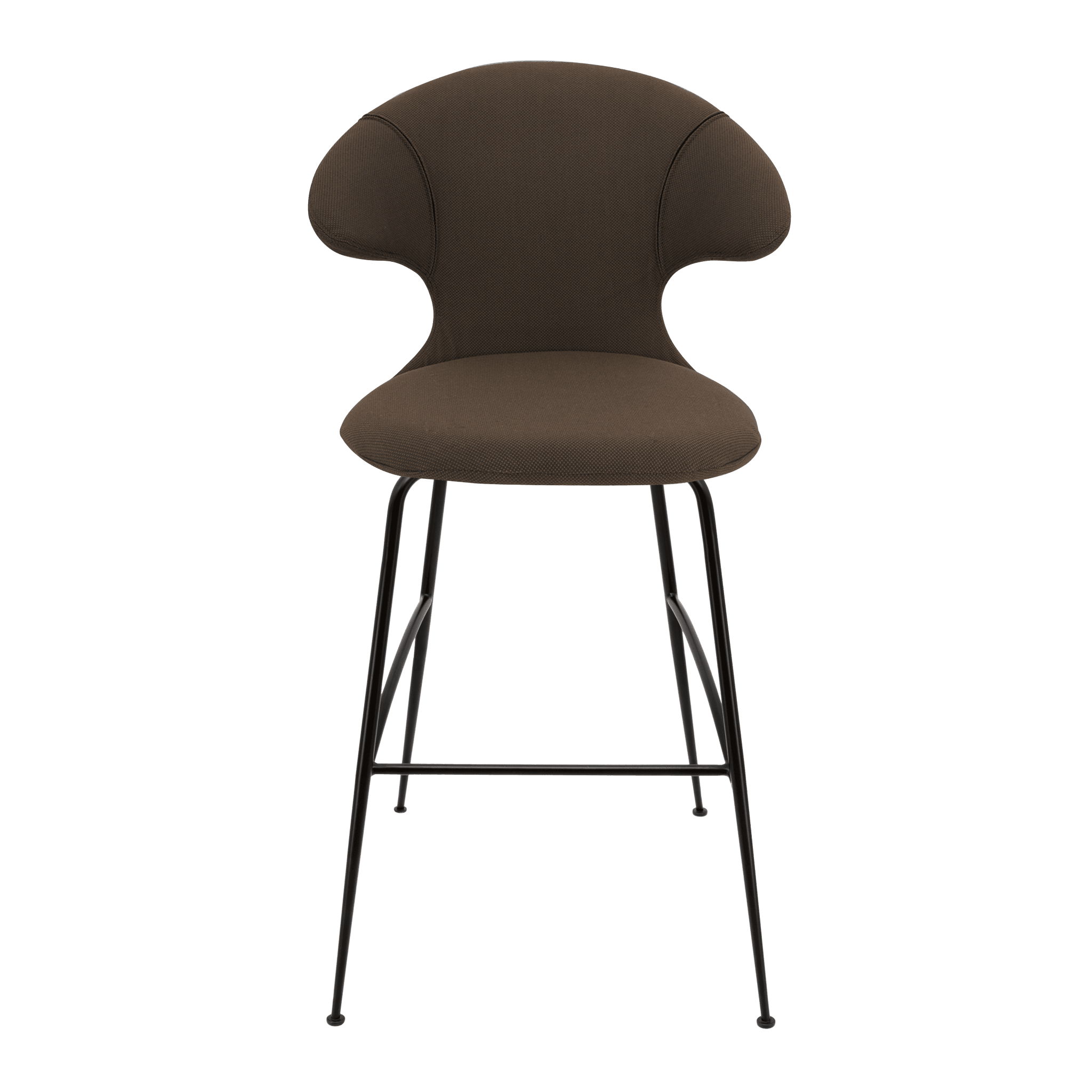 Krzesło barowe TIME FLIES kawowy z czarną podstawą UMAGE 112 cm Eye on Design