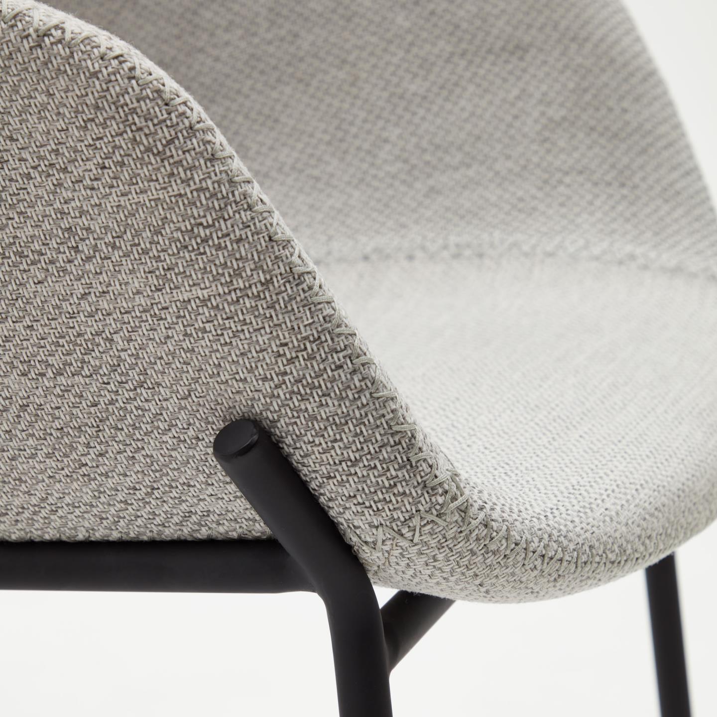 Krzesło barowe YVETTE jasnoszary La Forma Eye on Design