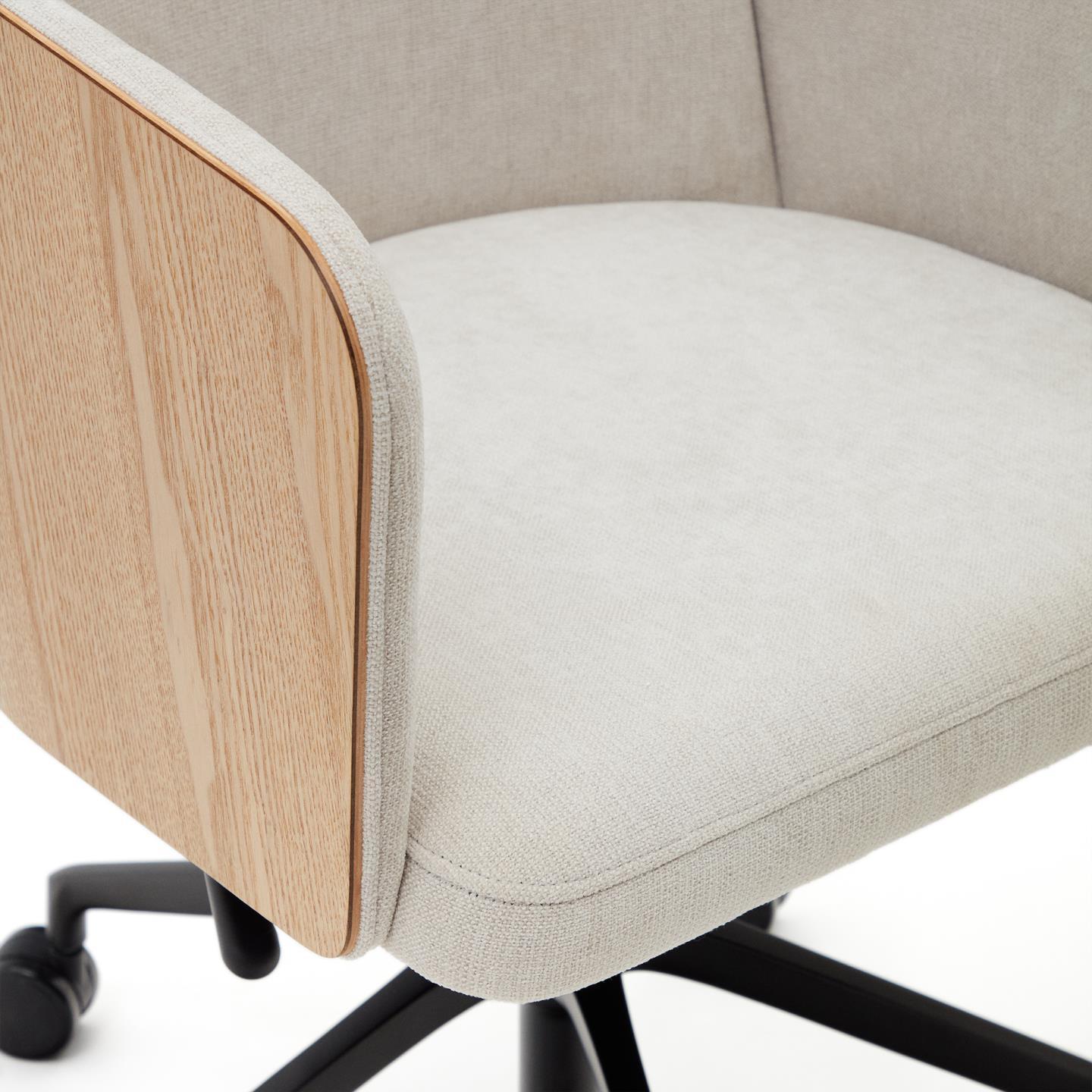 Krzesło biurowe MADAI beżowy szenil La Forma Eye on Design