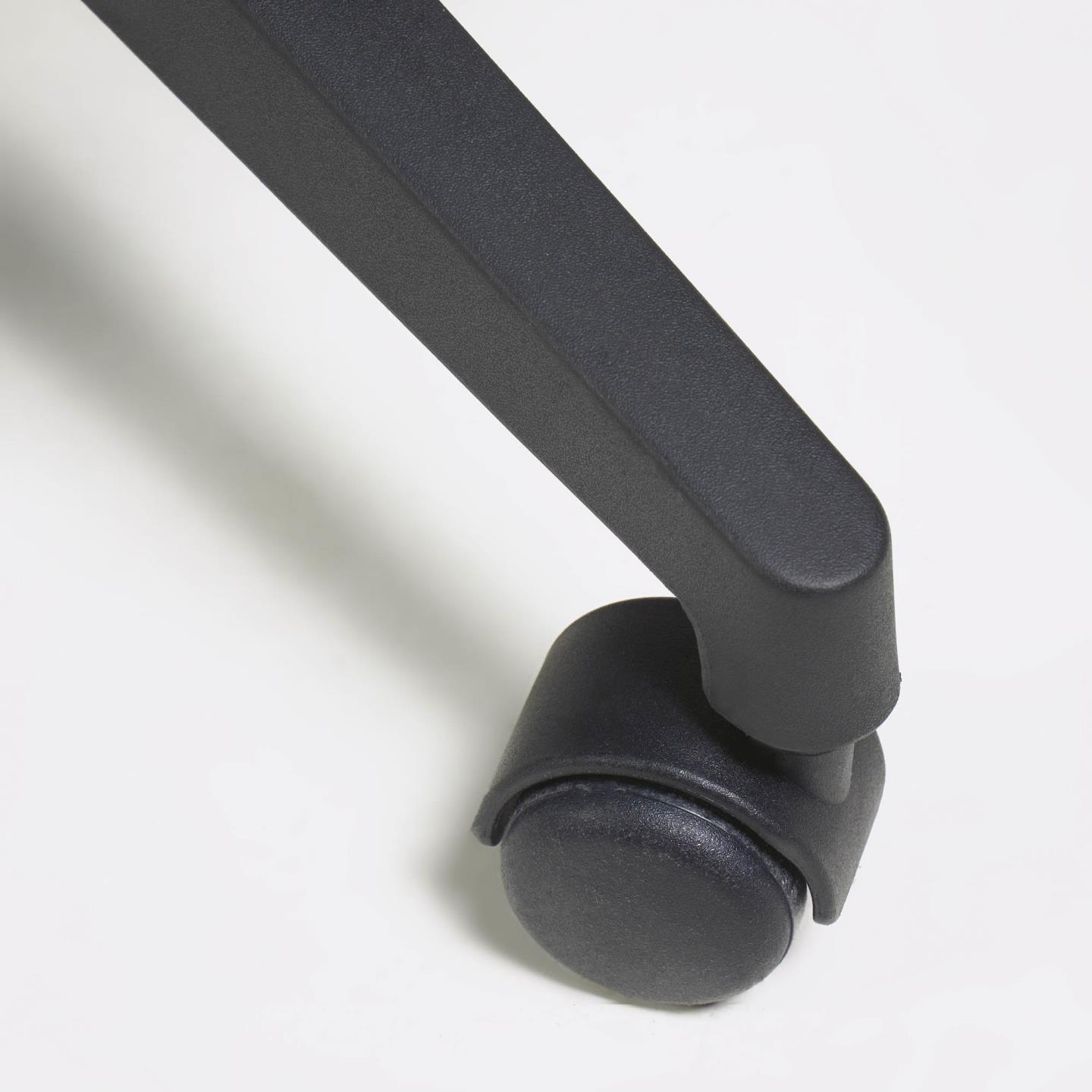 Krzesło biurowe MELVA czarny z czarną podstawą La Forma Eye on Design