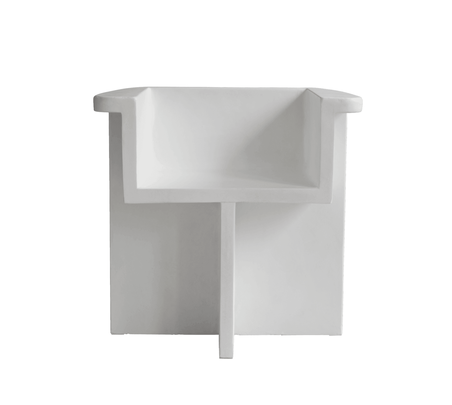 Krzesło BRUTUS biały 101 Copenhagen bez poduszki Eye on Design