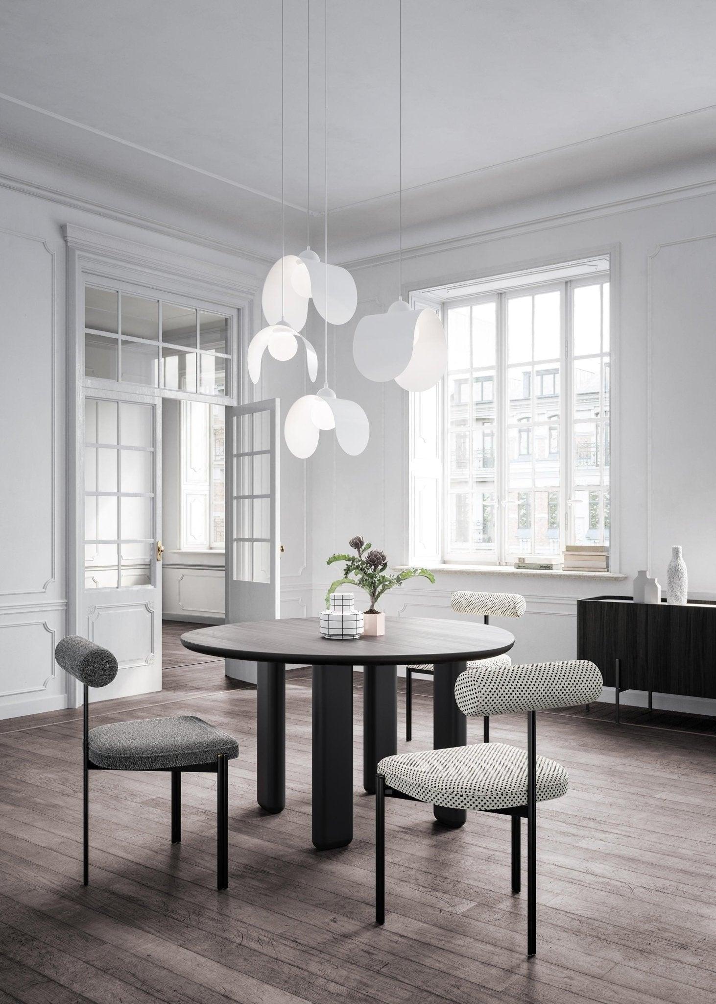 Krzesło CAILLOU biały w czarne kropki Liu Jo Living Eye on Design