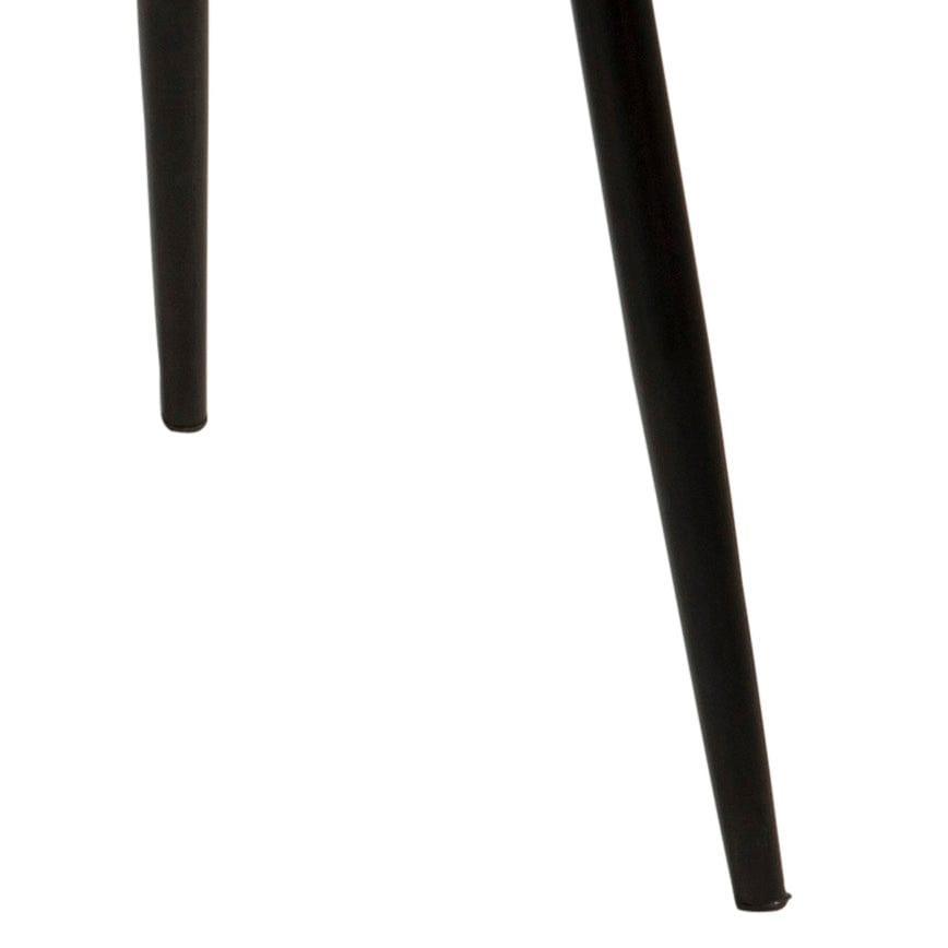 Krzesło CARLO ciemnoszary z czarną podstawą Actona Eye on Design