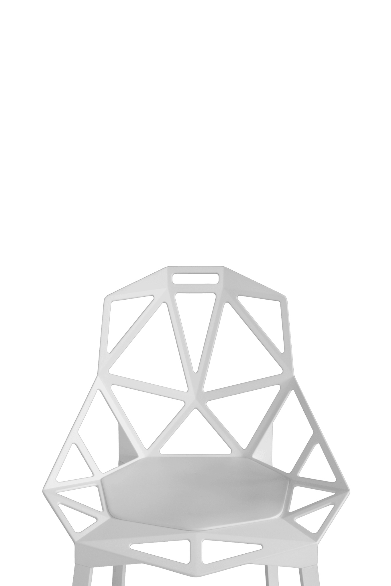 Krzesło CHAIR_ONE biały z aluminium Magis Eye on Design