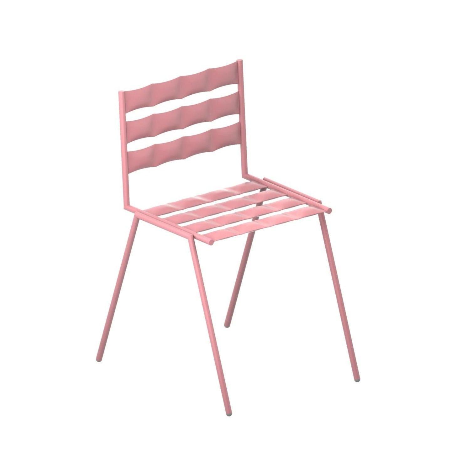 Krzesło COSMIC CHAIR stalowy Mati Sipiora Jasny róż Eye on Design