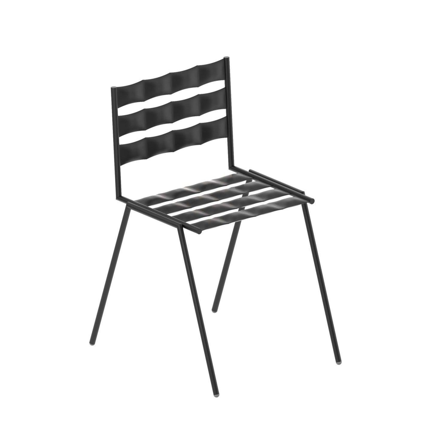 Krzesło COSMIC CHAIR stalowy Mati Sipiora Czarny Eye on Design