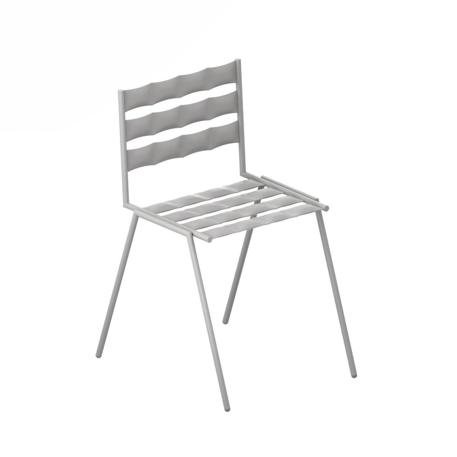 Krzesło COSMIC CHAIR stalowy Mati Sipiora Jasny szary Eye on Design