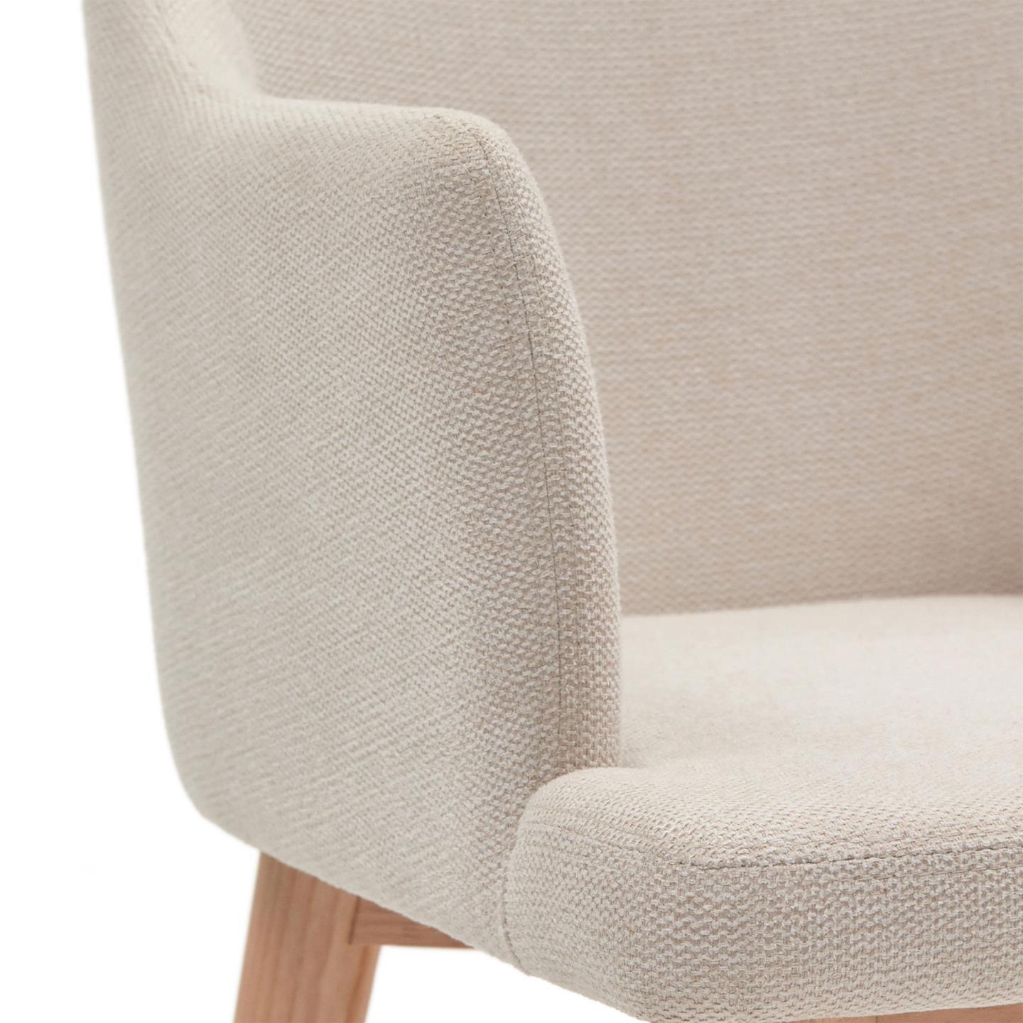 Krzesło CROFT beżowa szenila La Forma Eye on Design