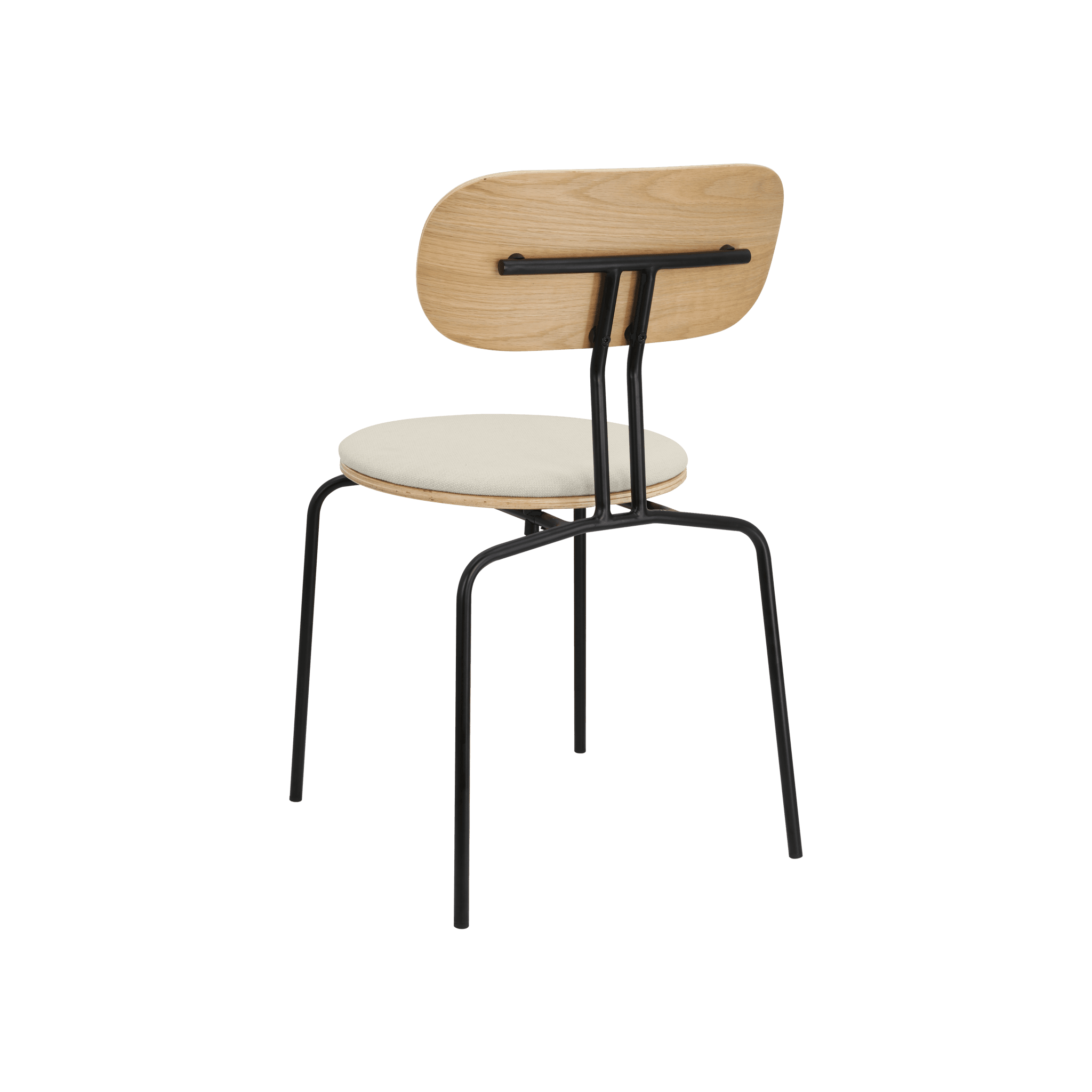 Krzesło CURIOUS beżowy z czarną podstawą UMAGE Eye on Design