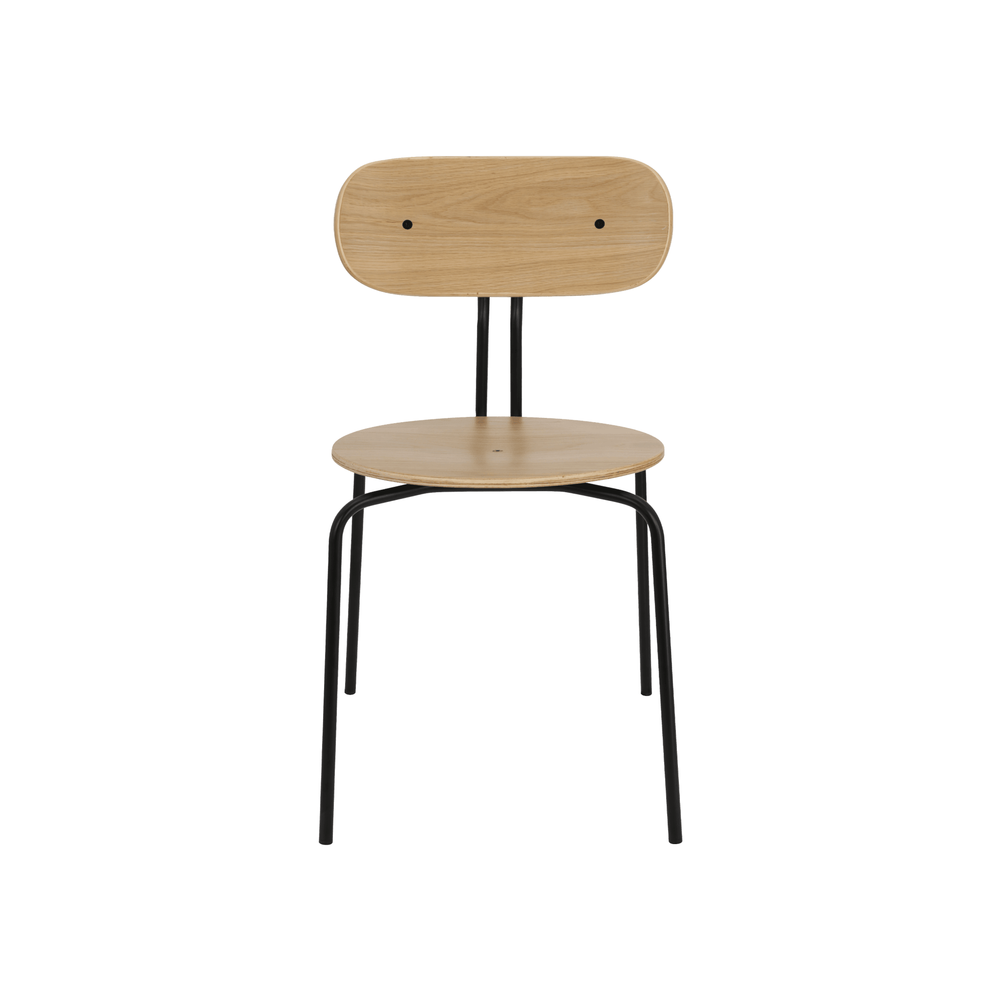 Krzesło CURIOUS dębowe z czarną podstawą UMAGE Eye on Design