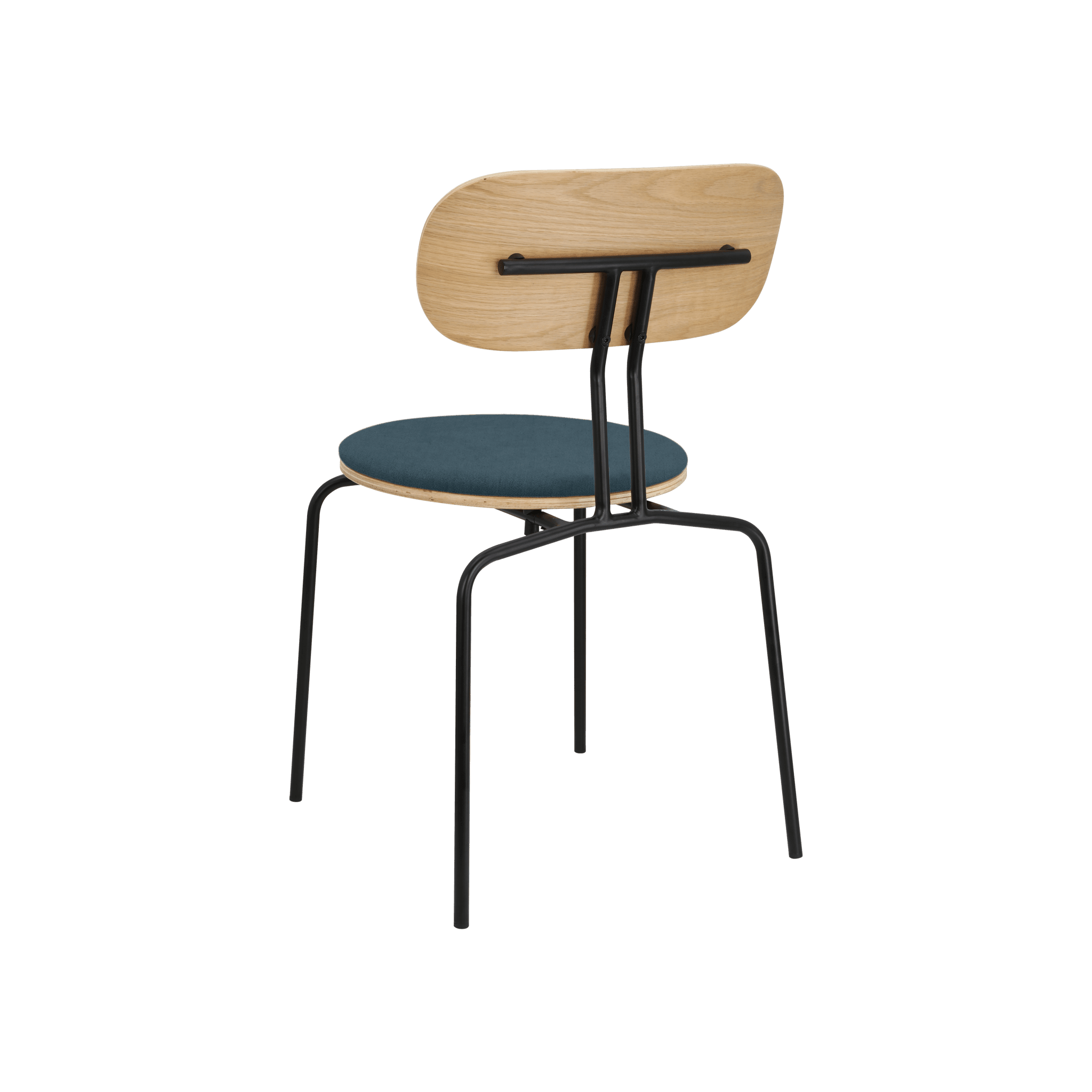 Krzesło CURIOUS granatowy z czarną podstawą UMAGE Eye on Design