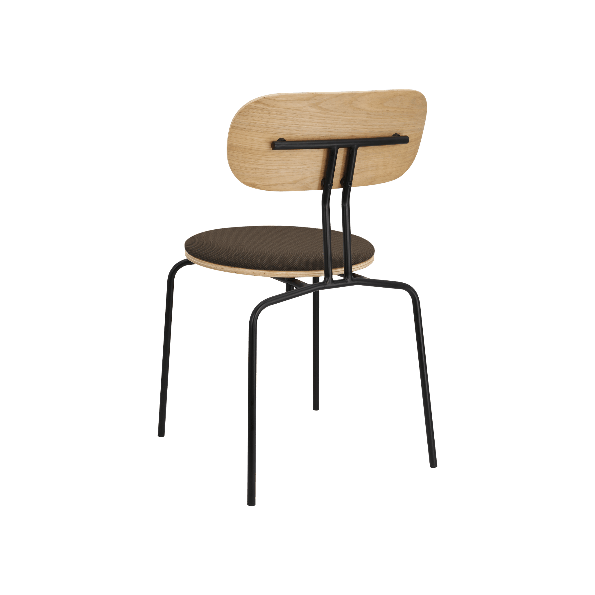 Krzesło CURIOUS kawowy z czarną podstawą UMAGE Eye on Design