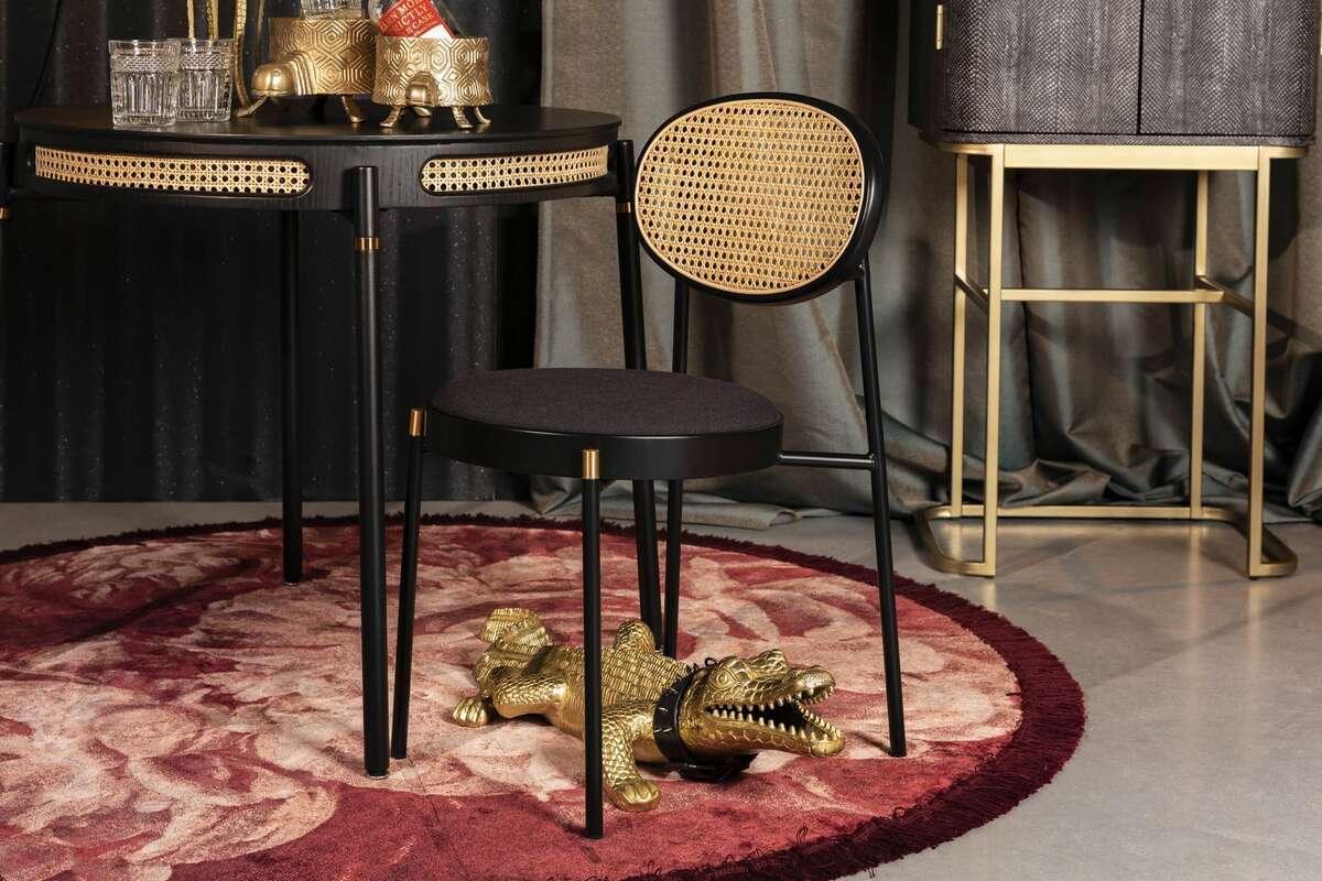 Krzesło DON'T STOP THE WEBBING czarny Bold Monkey Eye on Design