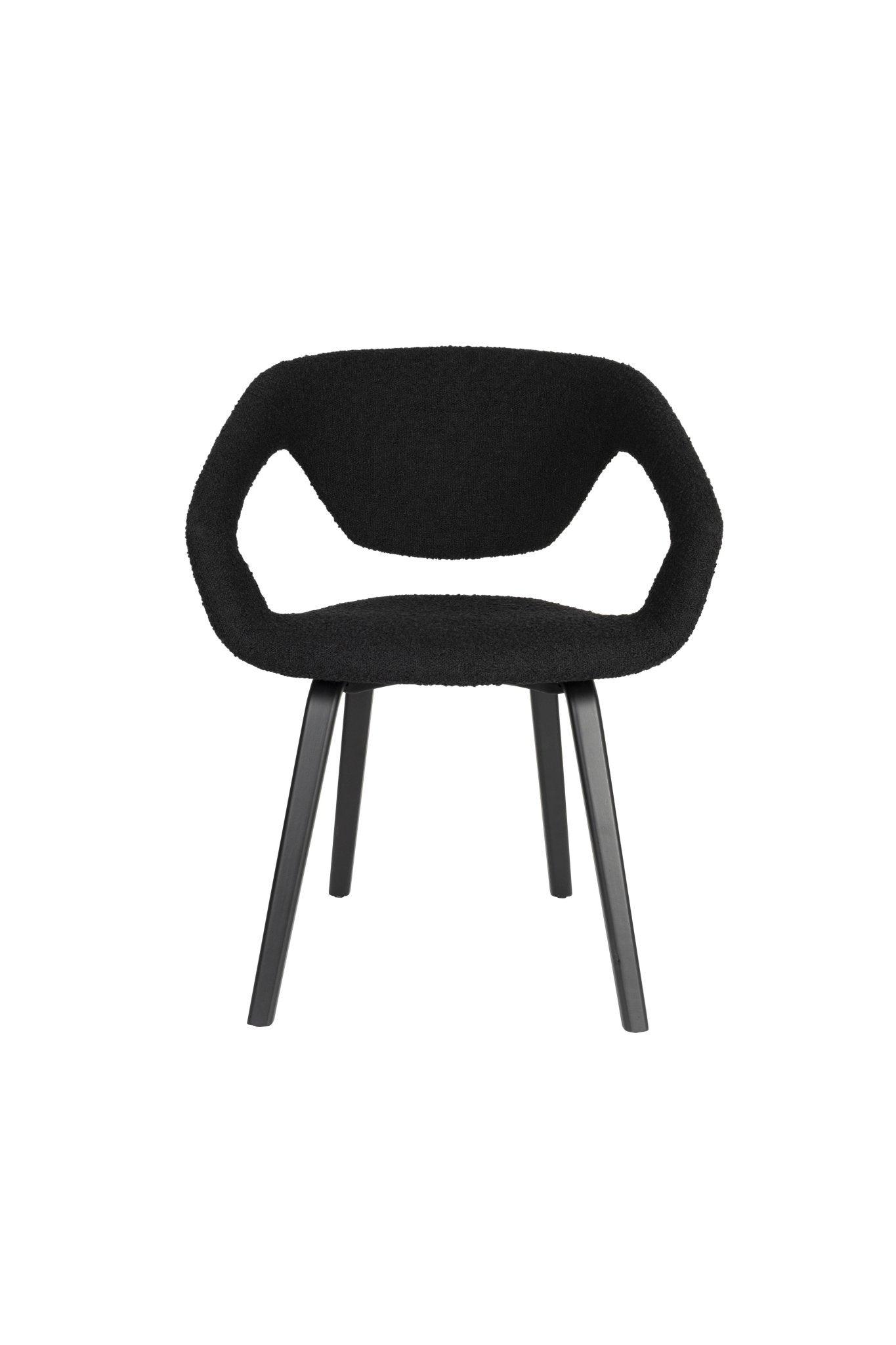 Krzesło FLEXBACK czarny Zuiver Eye on Design