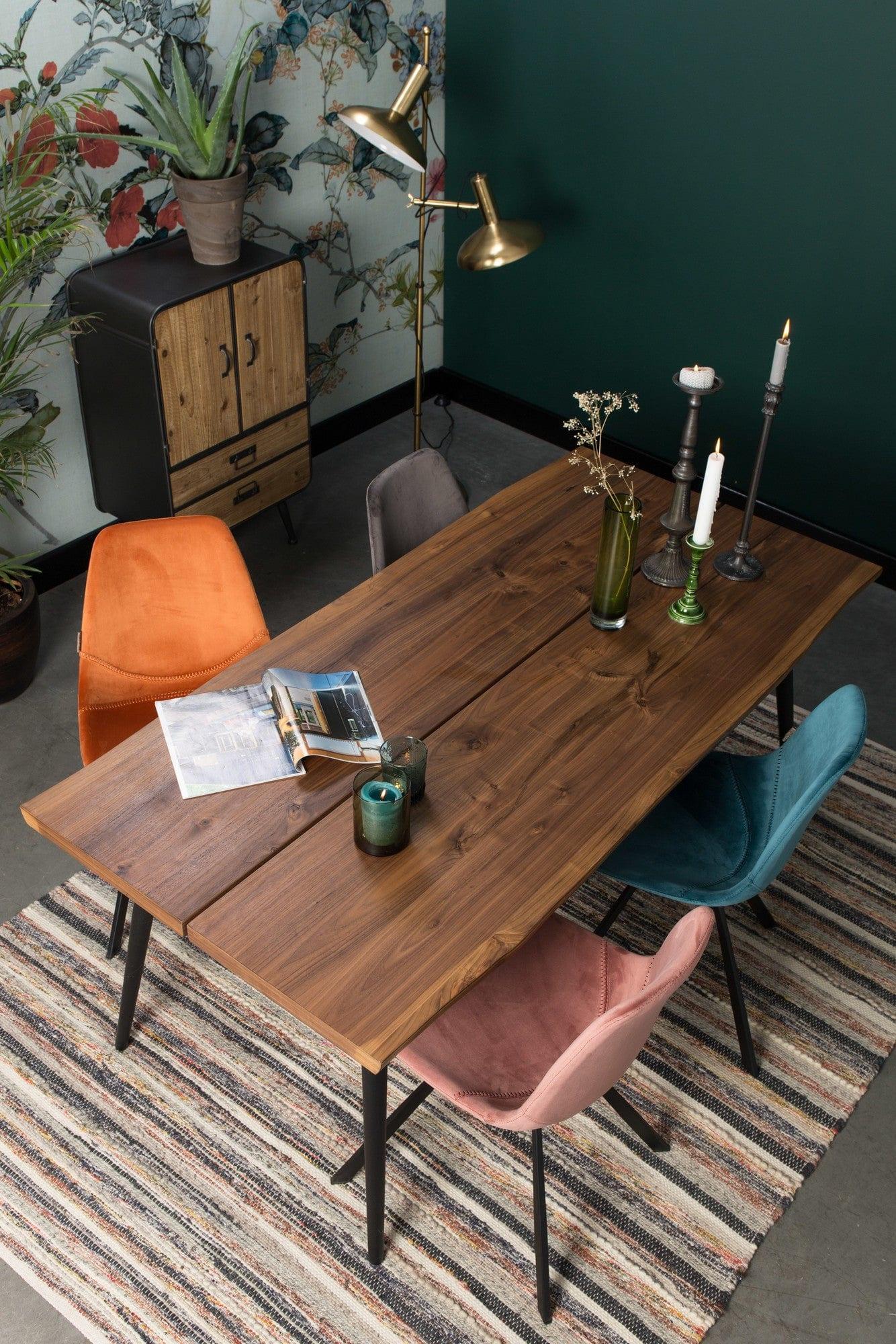 Krzesło FRANKY VELVET szary Dutchbone Eye on Design