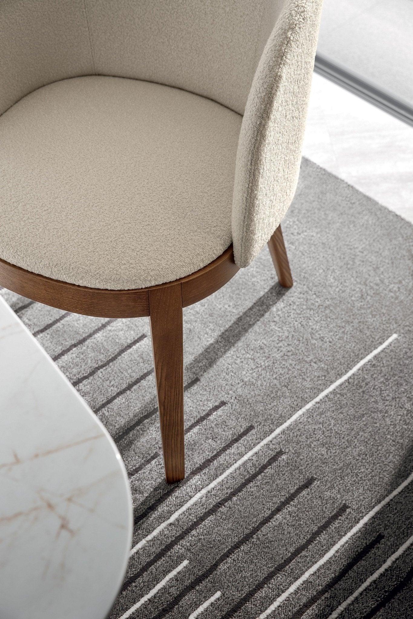 Fotel ADÈL boucle taupe Calligaris Eye on Design