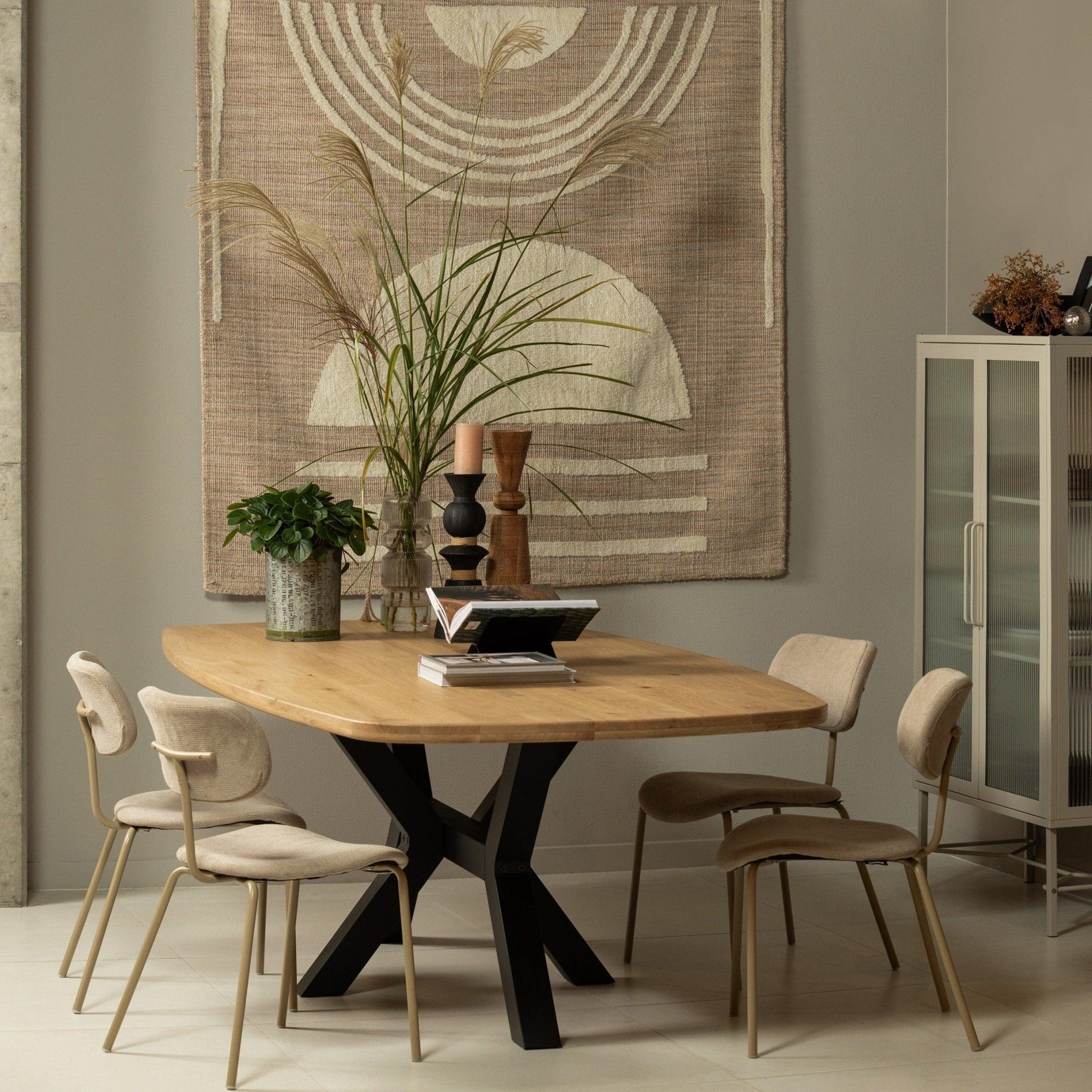 Krzesło LINK piaskowy Woood Exclusive Eye on Design