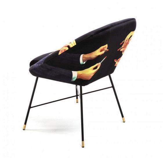 Krzesło LIPSTICKS czarny Seletti Eye on Design