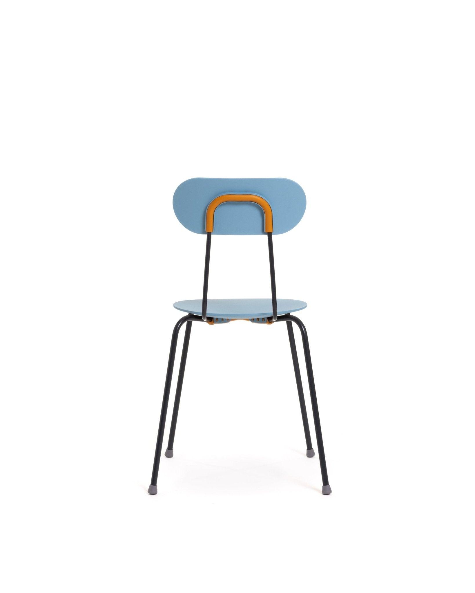 Krzesło MARIOLINA biały ze srebrną podstawą Magis Eye on Design