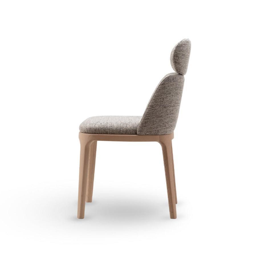 Krzesło MUST I tapicerowane z drewnianą podstawą Nobonobo Eye on Design
