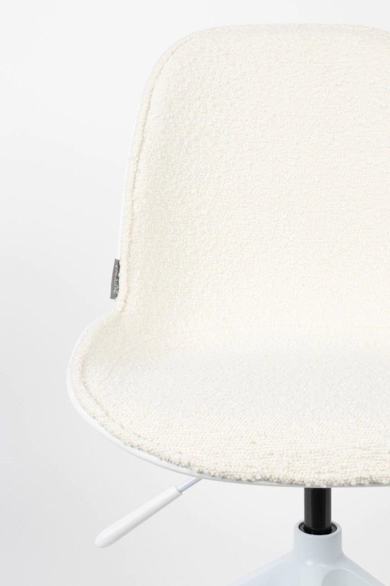 Krzesło na kółkach ALBERT KUIP biały Zuiver Eye on Design