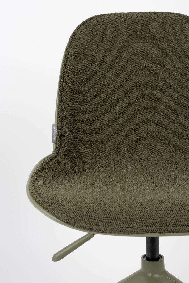 Krzesło na kółkach ALBERT KUIP zielony Zuiver Eye on Design
