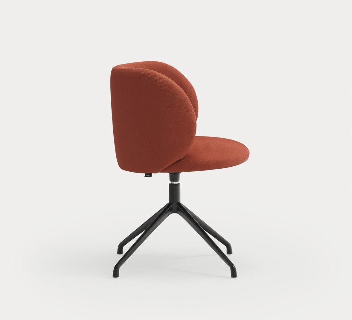 Krzesło obrotowe MOGI czerwony z czarną podstawą Teulat Eye on Design