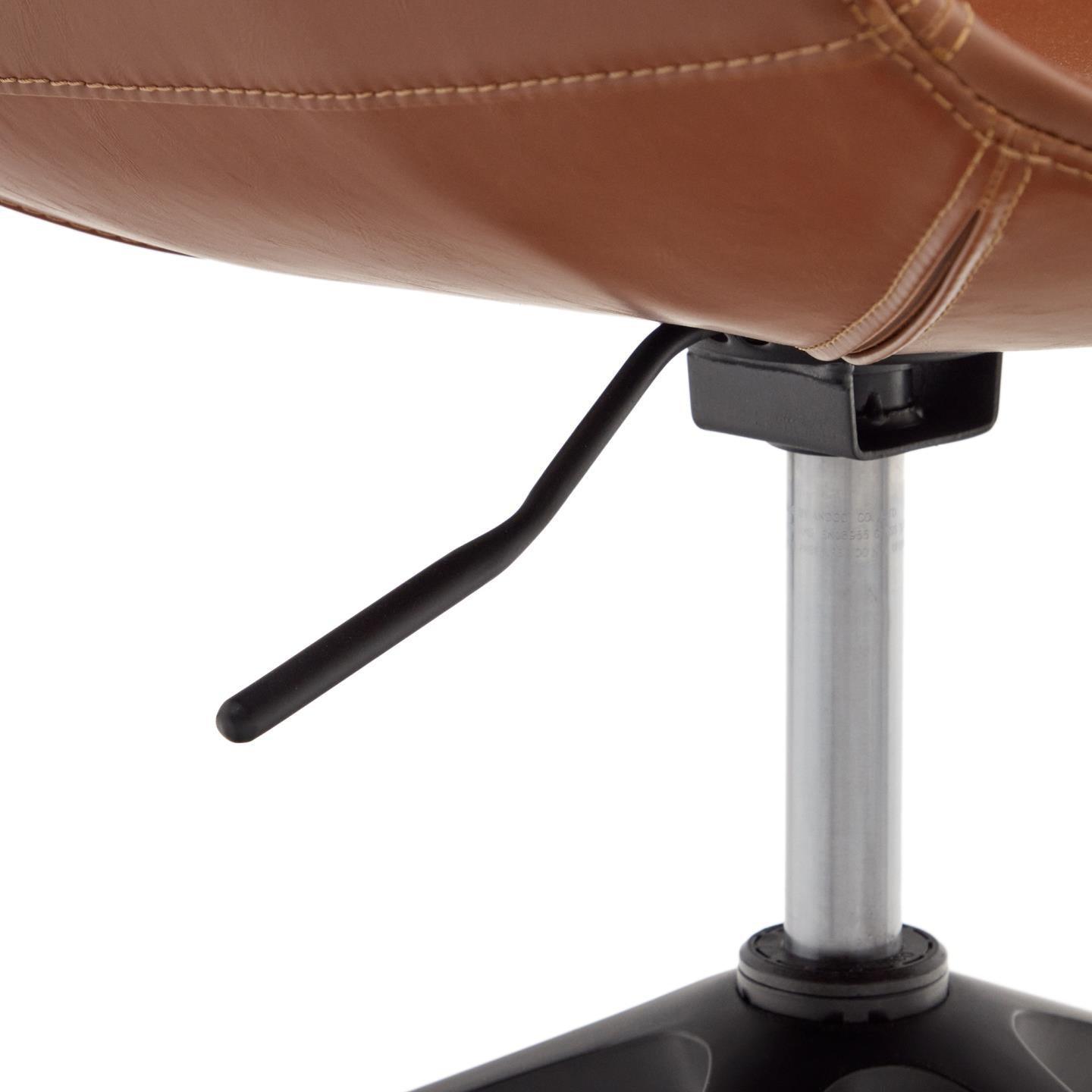 Krzesło obrotowe TISSIANA brązowa ekoskóra La Forma Eye on Design