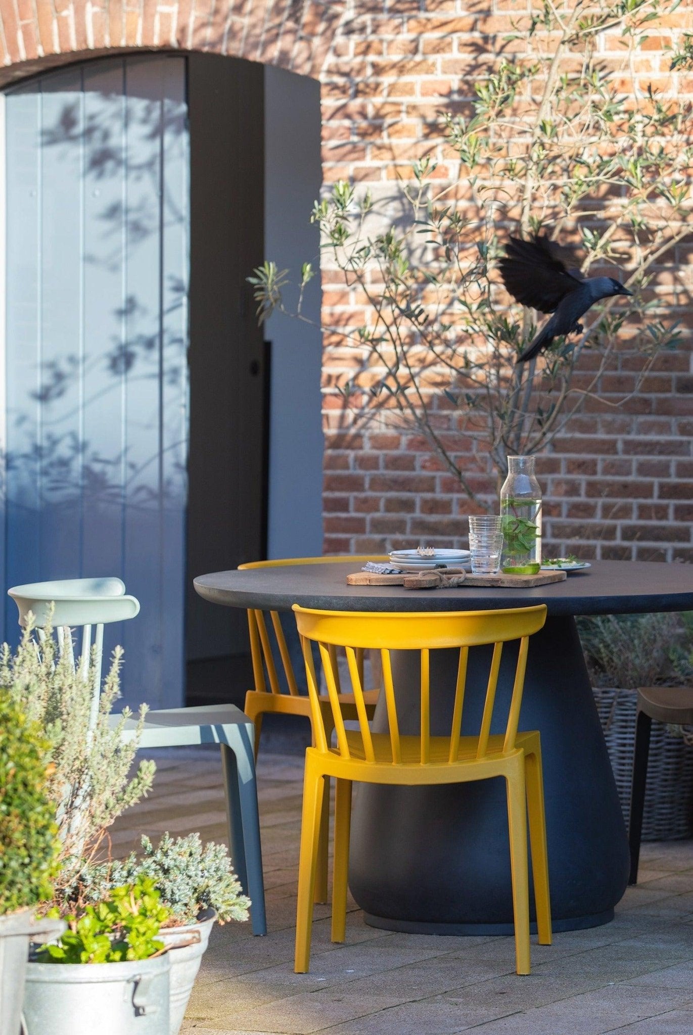 Krzesło ogrodowe BLISS żółty Woood Eye on Design